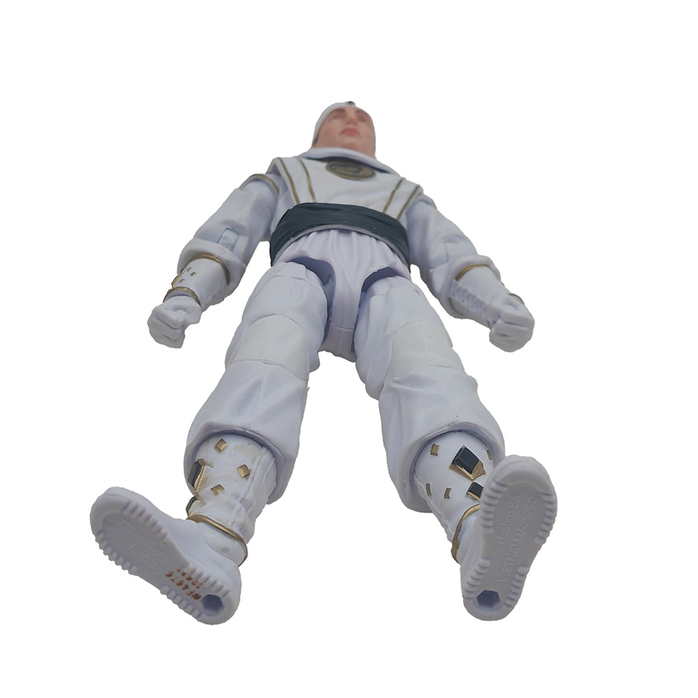 Power Rangers Lightning Mighty Morphin Ninja White Ranger 15 cm Hasbro Action Figure 2022 – Power Rangers, Hasbro, 15 cm, 2022, pre-owned collector piece, Uncanny Collectibles Dublin Ireland