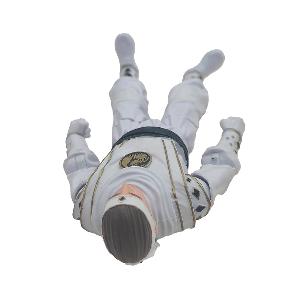 Power Rangers Lightning Mighty Morphin Ninja White Ranger 15 cm Hasbro Action Figure 2022 – Power Rangers, Hasbro, 15 cm, 2022, pre-owned collector piece, Uncanny Collectibles Dublin Ireland