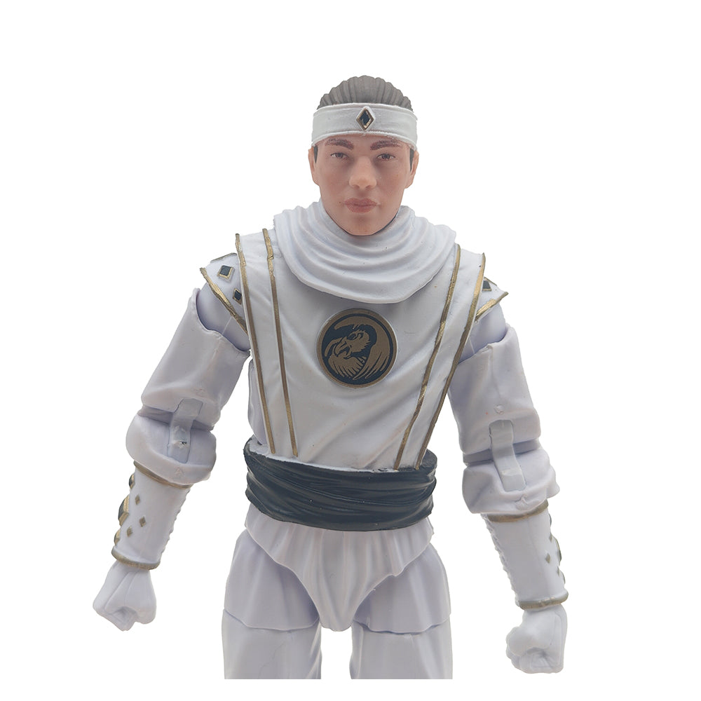 Power Rangers Lightning Mighty Morphin Ninja White Ranger 15 cm Hasbro Action Figure 2022 – Power Rangers, Hasbro, 15 cm, 2022, pre-owned collector piece, Uncanny Collectibles Dublin Ireland