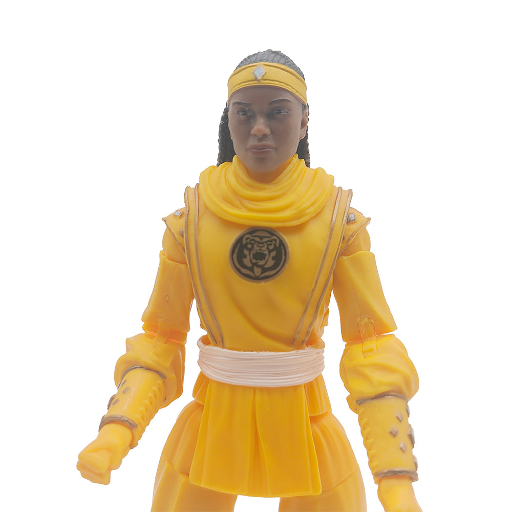 Power Rangers Lightning Mighty Morphin Ninja Yellow Ranger 15 cm Hasbro Action Figure 2022 – Power Rangers, Hasbro, 15 cm, 2022, pre-owned collector piece, Uncanny Collectibles Dublin Ireland