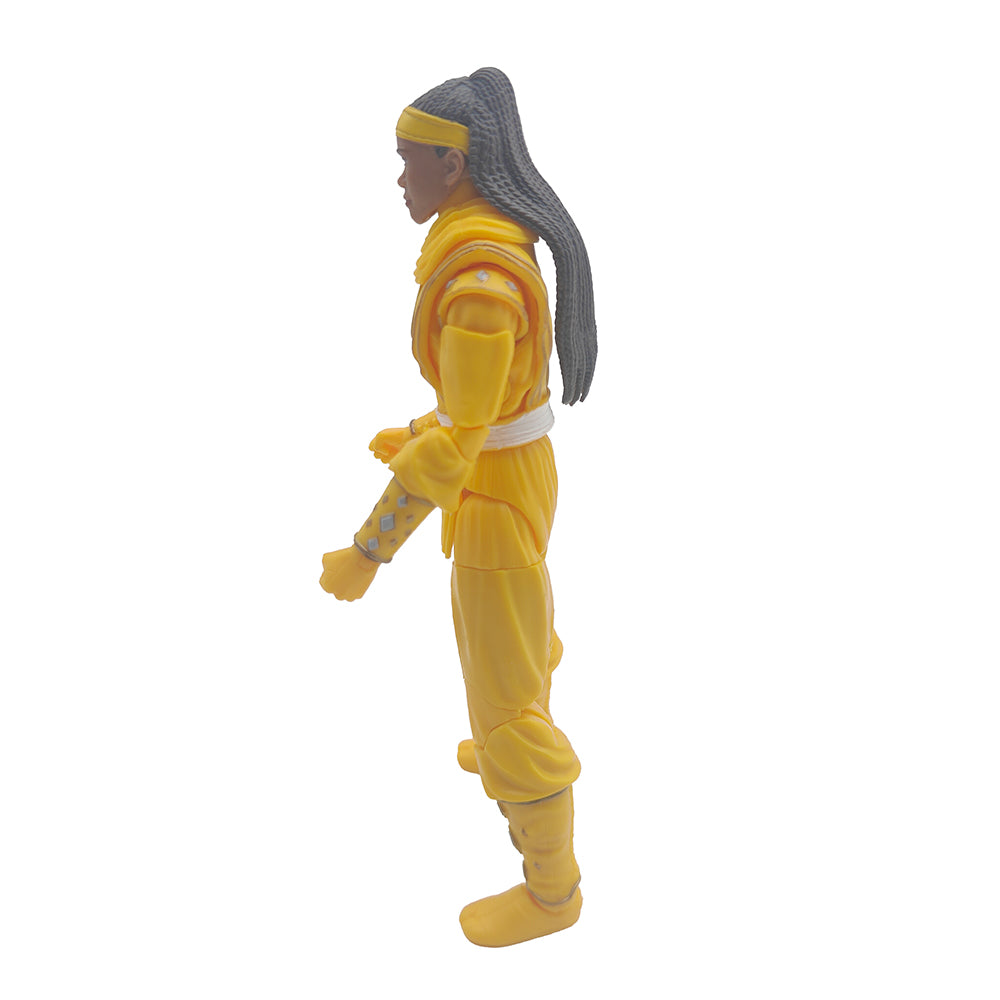 Power Rangers Lightning Mighty Morphin Ninja Yellow Ranger 15 cm Hasbro Action Figure 2022 – Power Rangers, Hasbro, 15 cm, 2022, pre-owned collector piece, Uncanny Collectibles Dublin Ireland