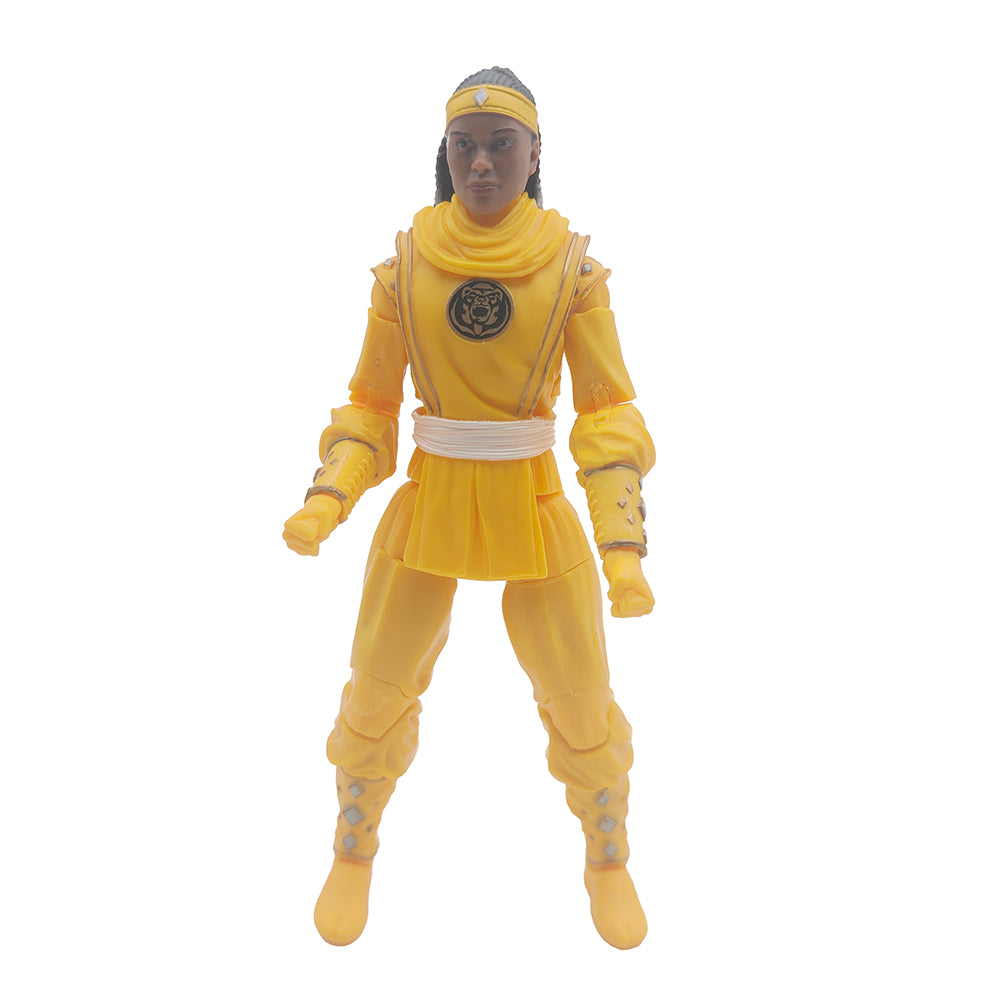 Buy Power Rangers Lightning Mighty Morphin Ninja Yellow Ranger 15 Cm Hasbro Action Figure 2022 collectible online at Uncanny Collectibles