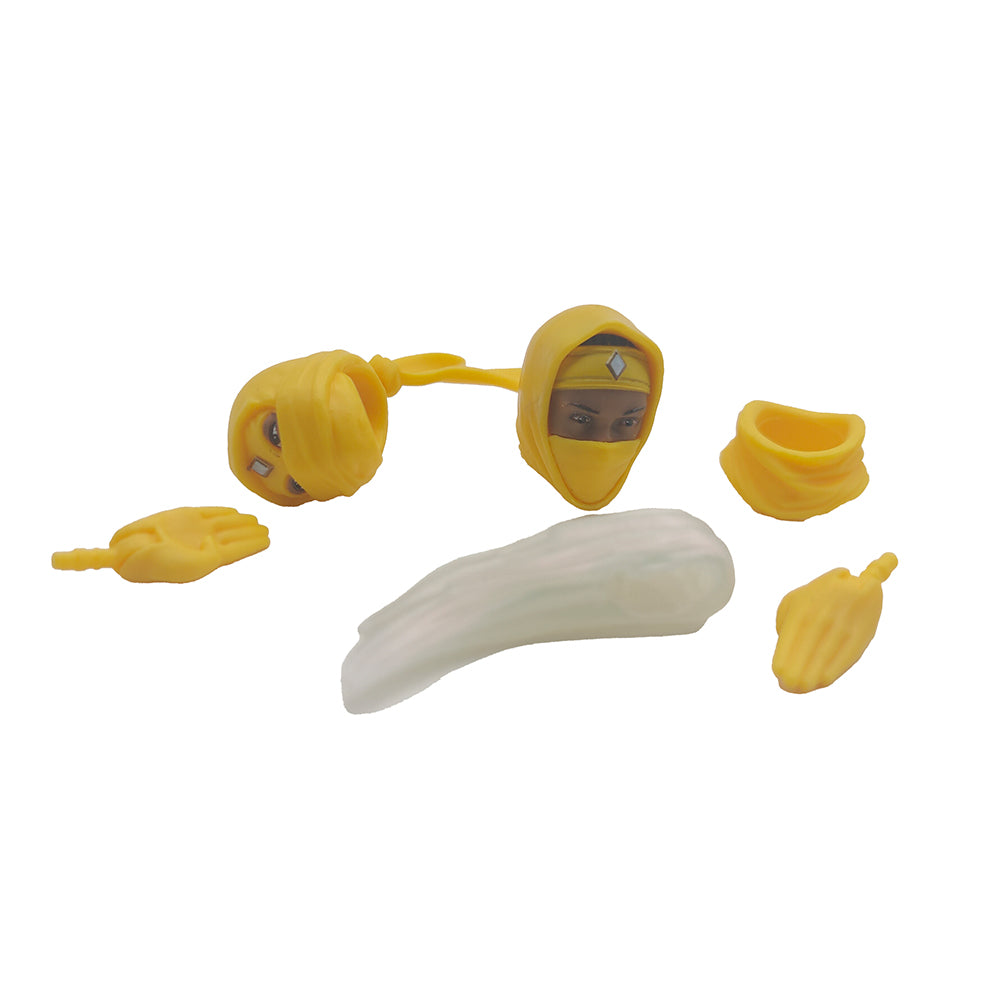 Power Rangers Lightning Mighty Morphin Ninja Yellow Ranger 15 cm Hasbro Action Figure 2022 – Power Rangers, Hasbro, 15 cm, 2022, pre-owned collector piece, Uncanny Collectibles Dublin Ireland