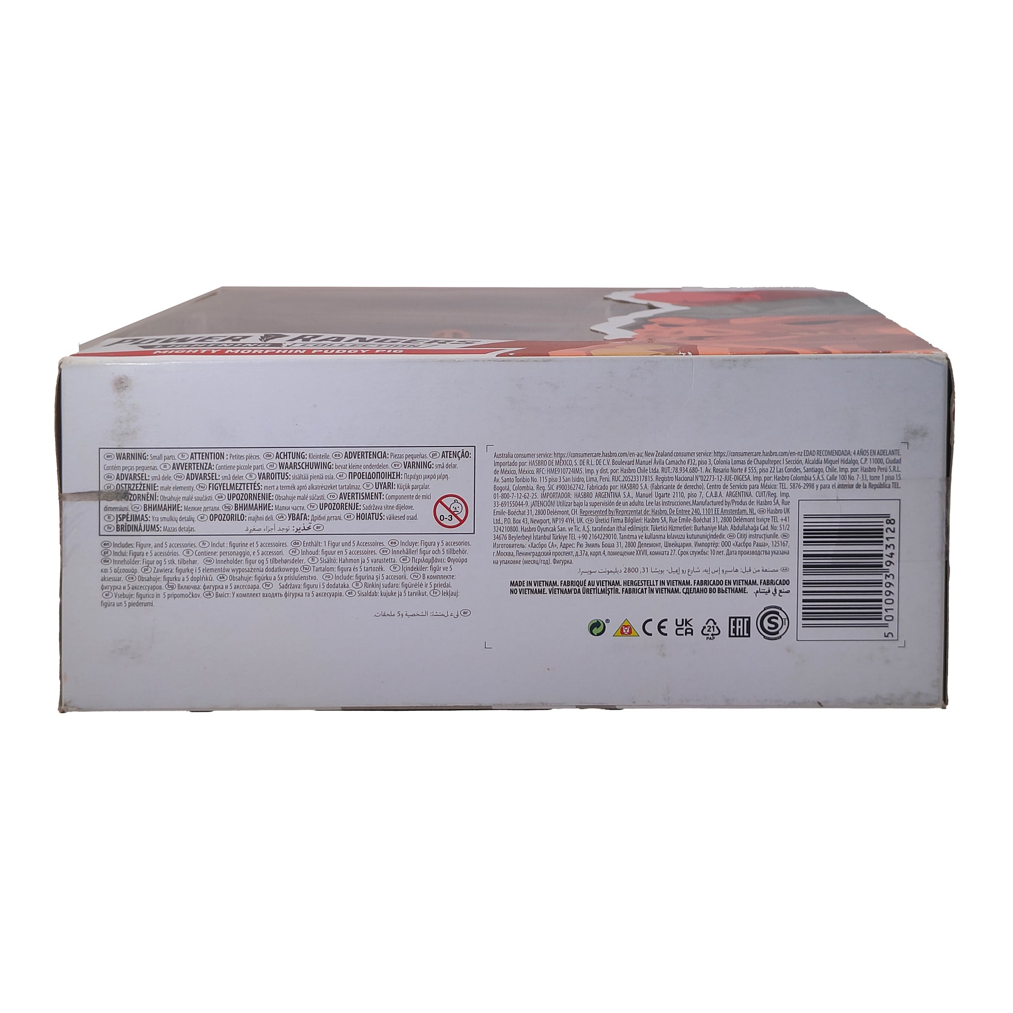 Power Rangers Lightning Mighty Morphin Pudgy Pig Hasbro Action Figure 2021 15 cm – Power Rangers, Hasbro, 15 cm, 2021, pre-owned collector piece, Uncanny Collectibles Dublin Ireland