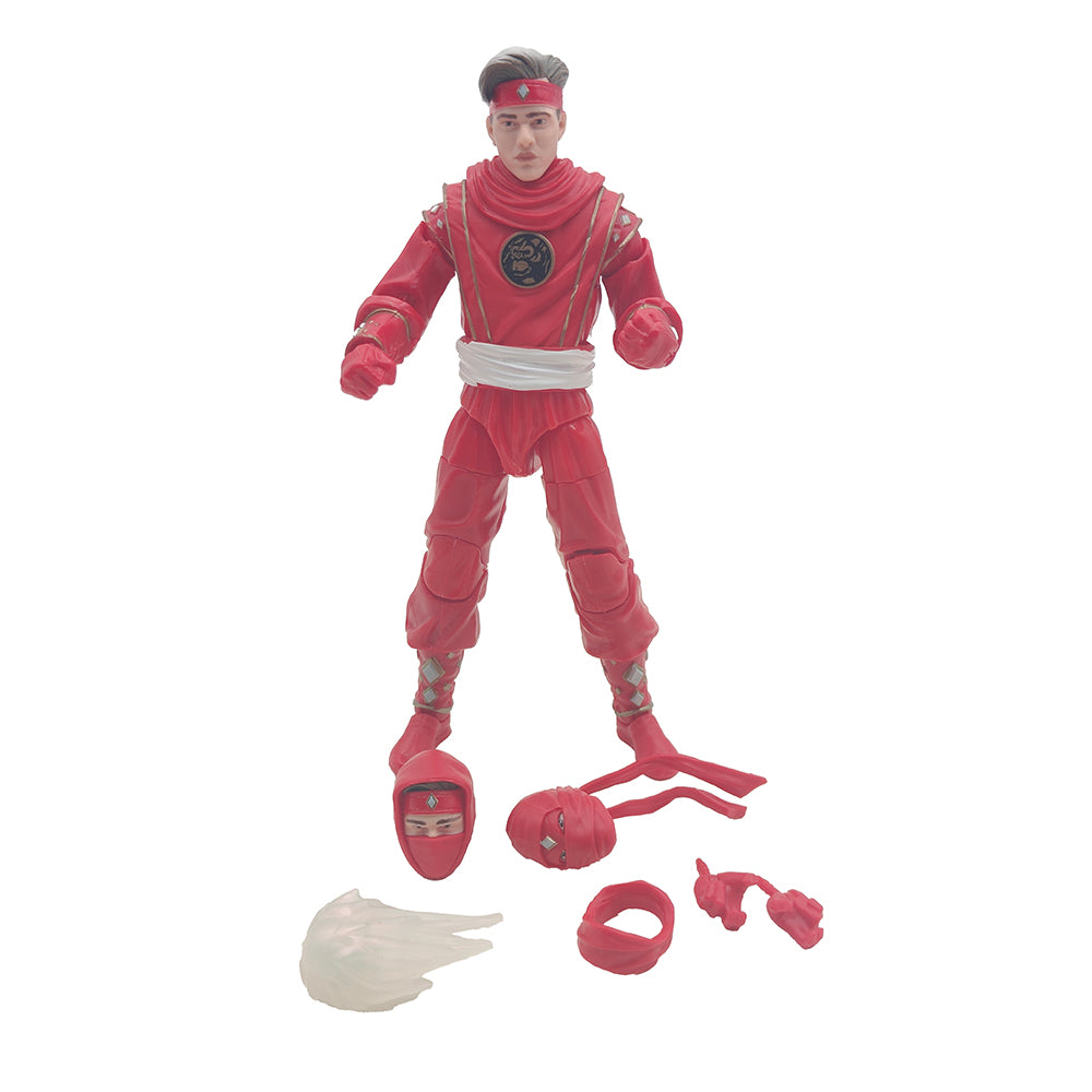 Power Rangers Lightning Mighty Morphin Ninja Red Ranger 15 cm Hasbro Action Figure 2022 – Power Rangers, Hasbro, 15 cm, 2022, pre-owned collector piece, Uncanny Collectibles Dublin Ireland