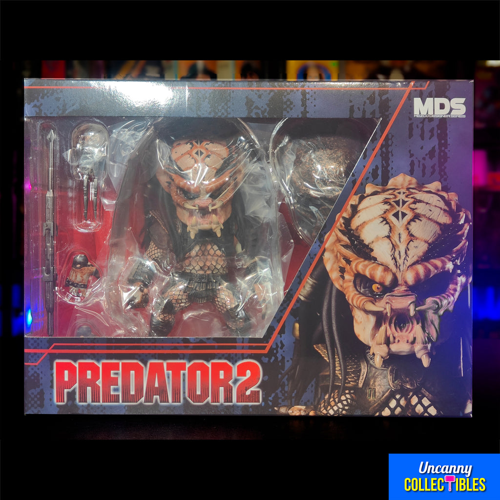 Predator 2 City Hunter Mezco Designer Series Deluxe Action Figure 15cm – Predator, Mezco Toyz, 15 cm, brand new collector item, Uncanny Collectibles Dublin Ireland