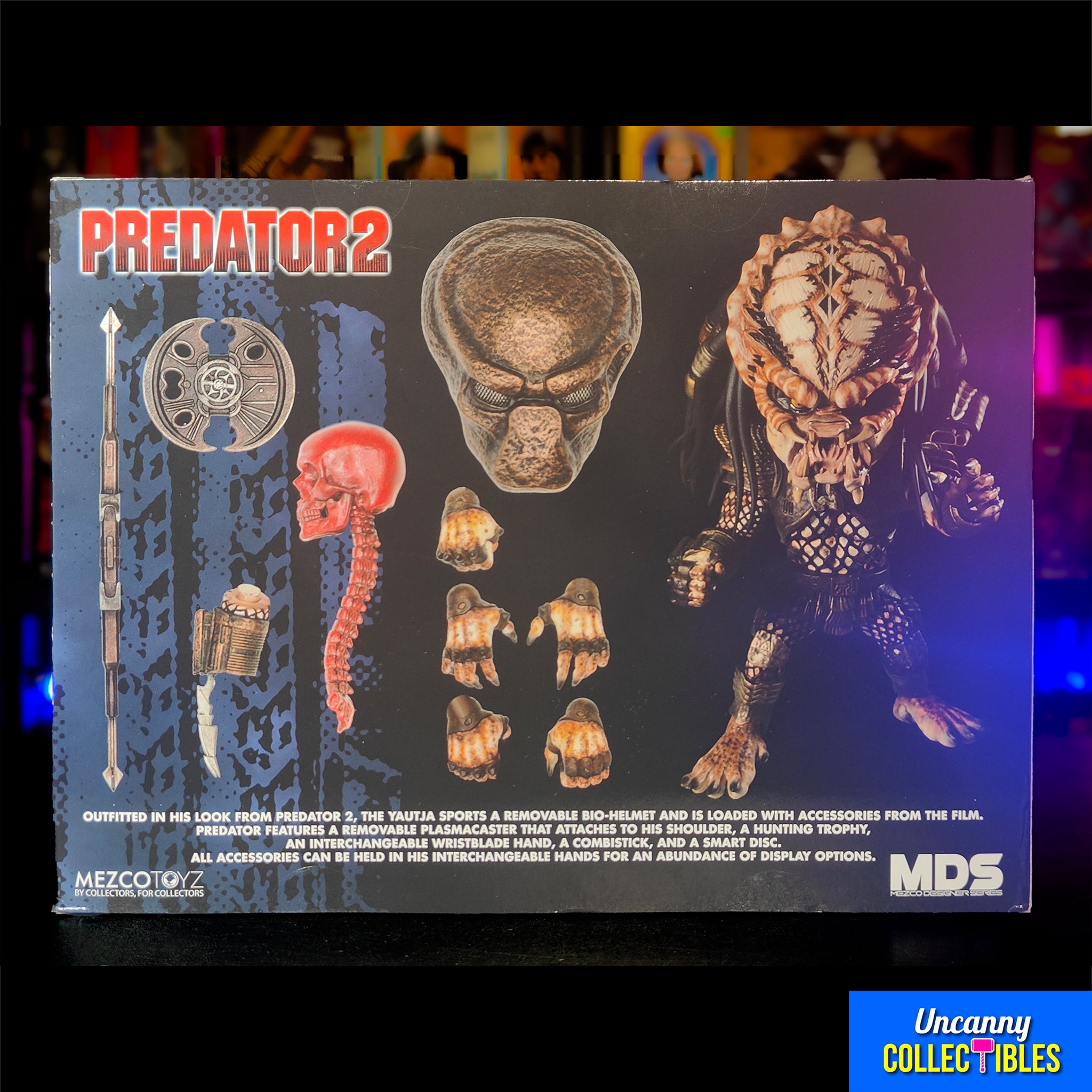 Predator 2 City Hunter Mezco Designer Series Deluxe Action Figure 15cm