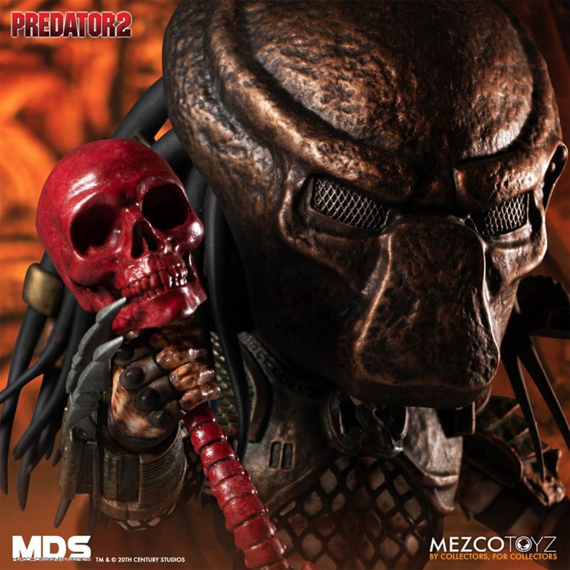 Predator 2 City Hunter Mezco Designer Series Deluxe Action Figure 15cm