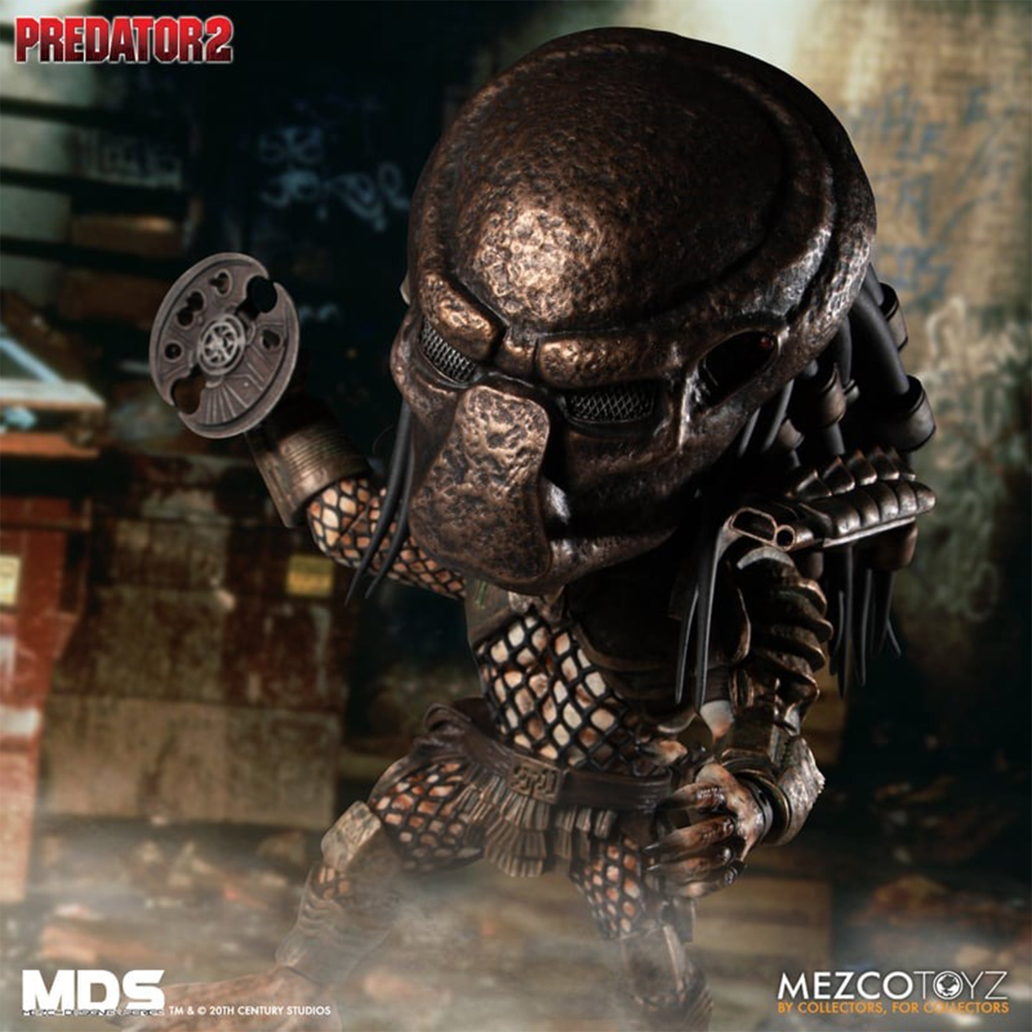 Predator 2 City Hunter Mezco Designer Series Deluxe Action Figure 15cm – Predator, Mezco Toyz, 15 cm, brand new collector item, Uncanny Collectibles Dublin Ireland