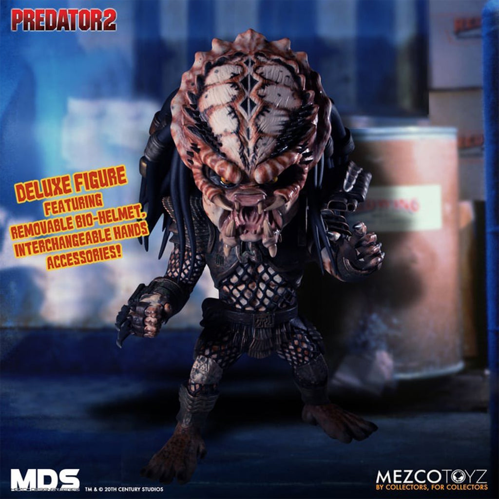Predator 2 City Hunter Mezco Designer Series Deluxe Action Figure 15cm – Predator, Mezco Toyz, 15 cm, brand new collector item, Uncanny Collectibles Dublin Ireland
