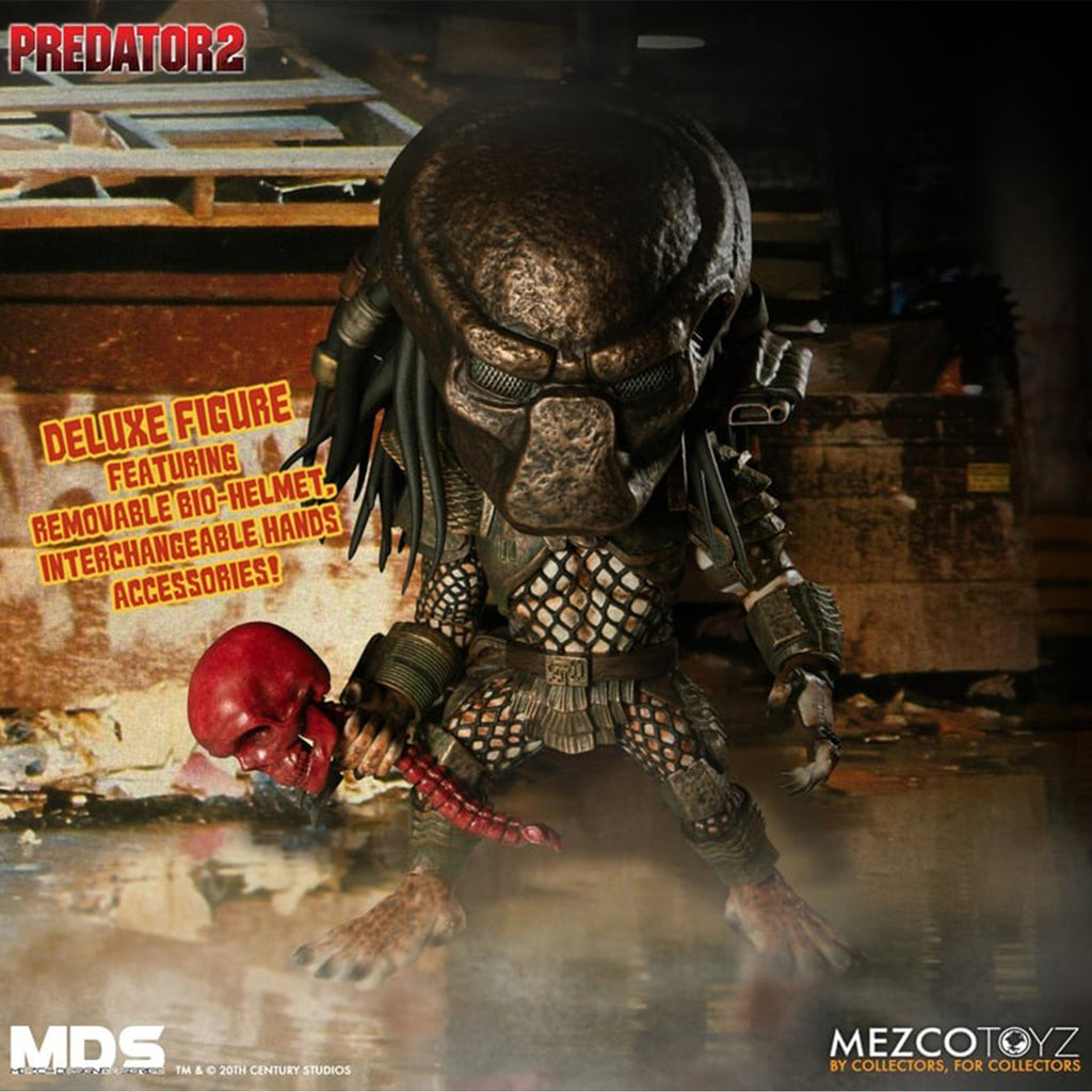 Predator 2 City Hunter Mezco Designer Series Deluxe Action Figure 15cm – Predator, Mezco Toyz, 15 cm, brand new collector item, Uncanny Collectibles Dublin Ireland