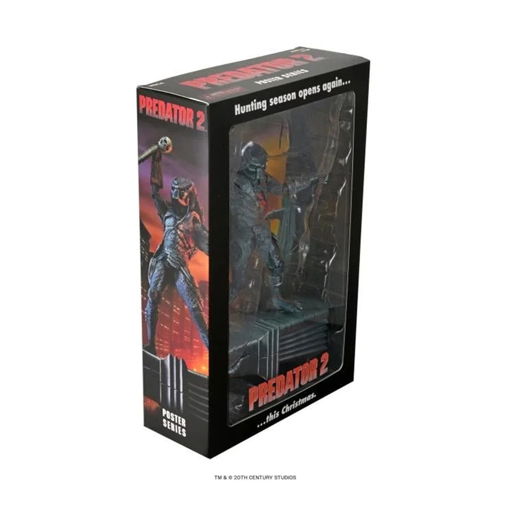 Predator 2 City Hunter Poster Series NECA Action Figure with Gargoyle Base - photo 10 of 11