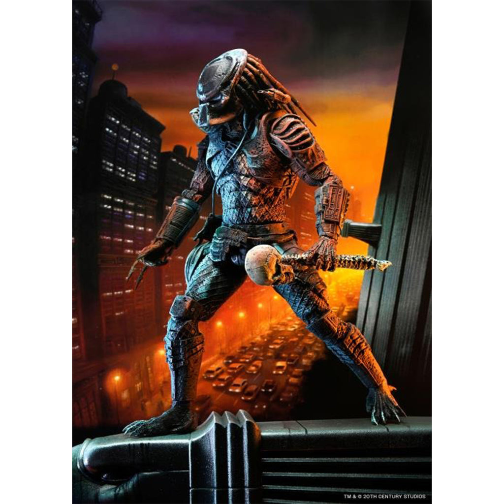 Predator 2 City Hunter Poster Series NECA Action Figure with Gargoyle Base - photo 2 of 11