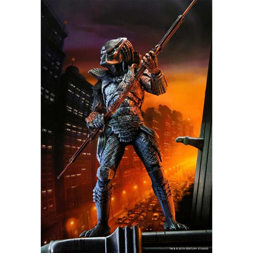 Predator 2 City Hunter Poster Series NECA Action Figure with Gargoyle Base - photo 3 of 11