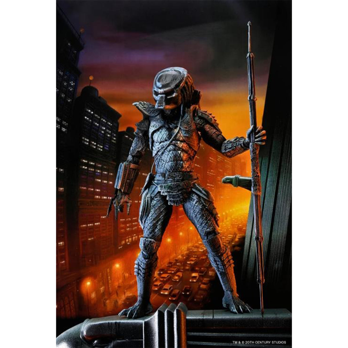 Predator 2 City Hunter Poster Series NECA Action Figure with Gargoyle Base - photo 6 of 11