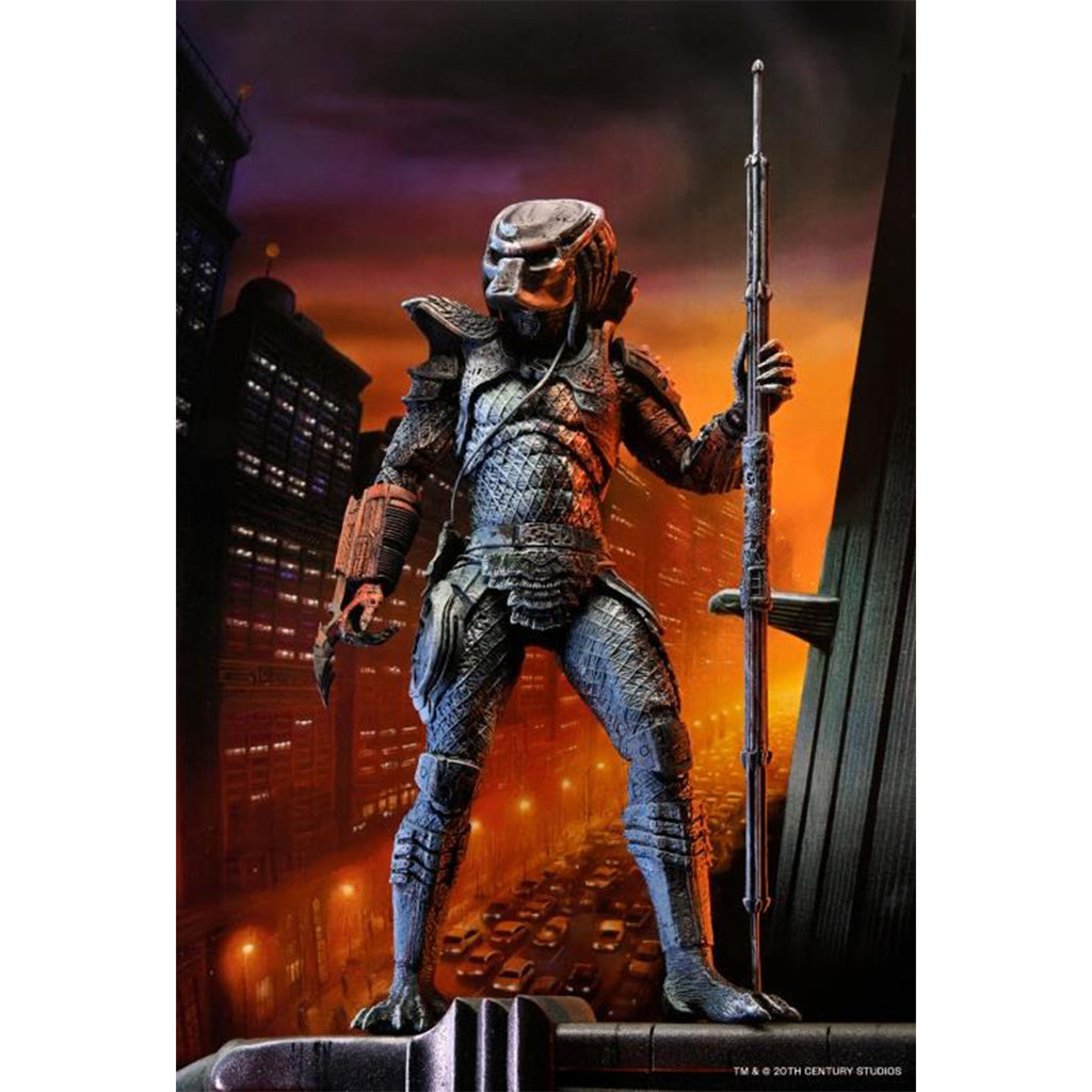 Predator 2 City Hunter Poster Series NECA Action Figure with Gargoyle Base - photo 8 of 11