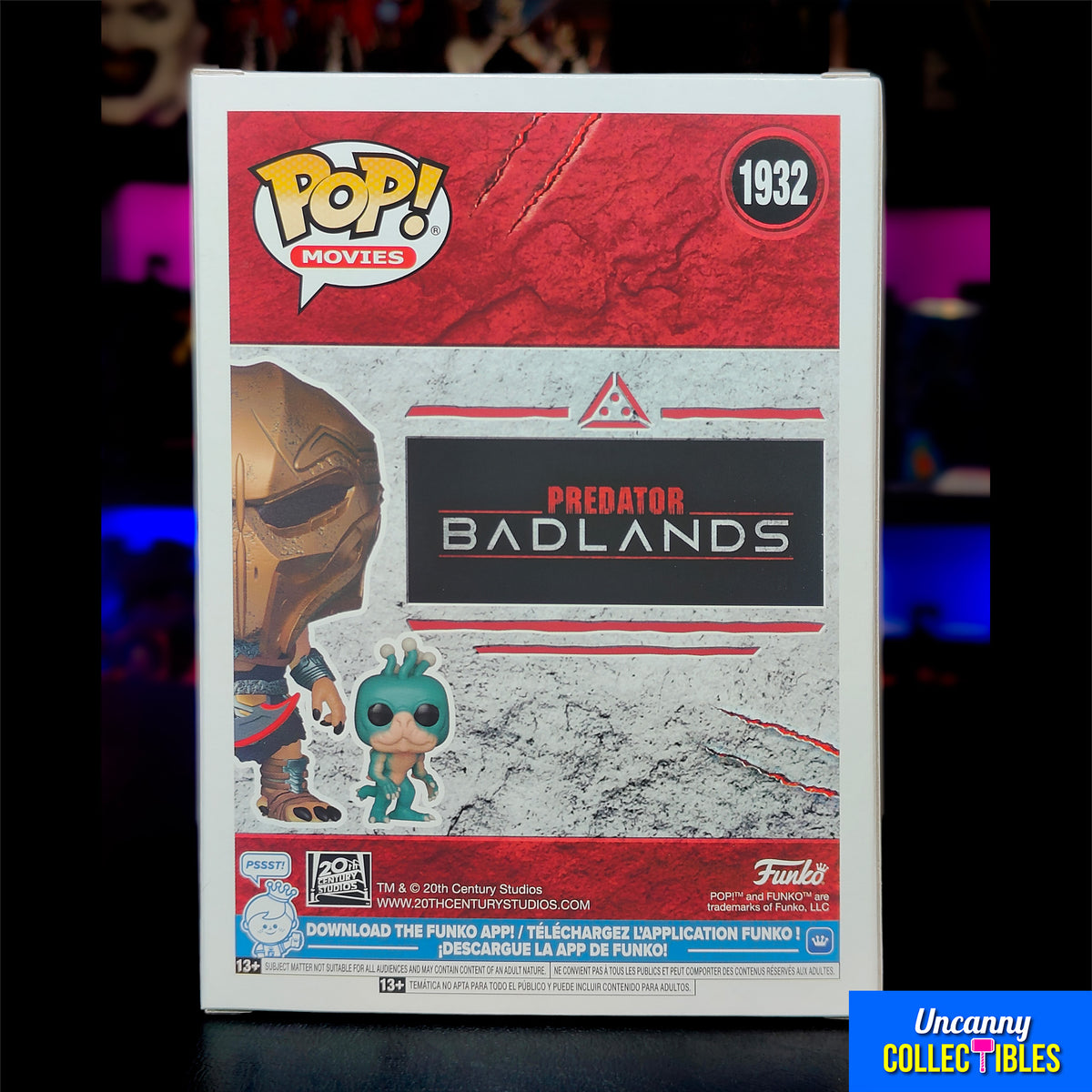 Predator Badlands Dek with Bud Funko Pop and Buddy 1932 Vinyl Figure