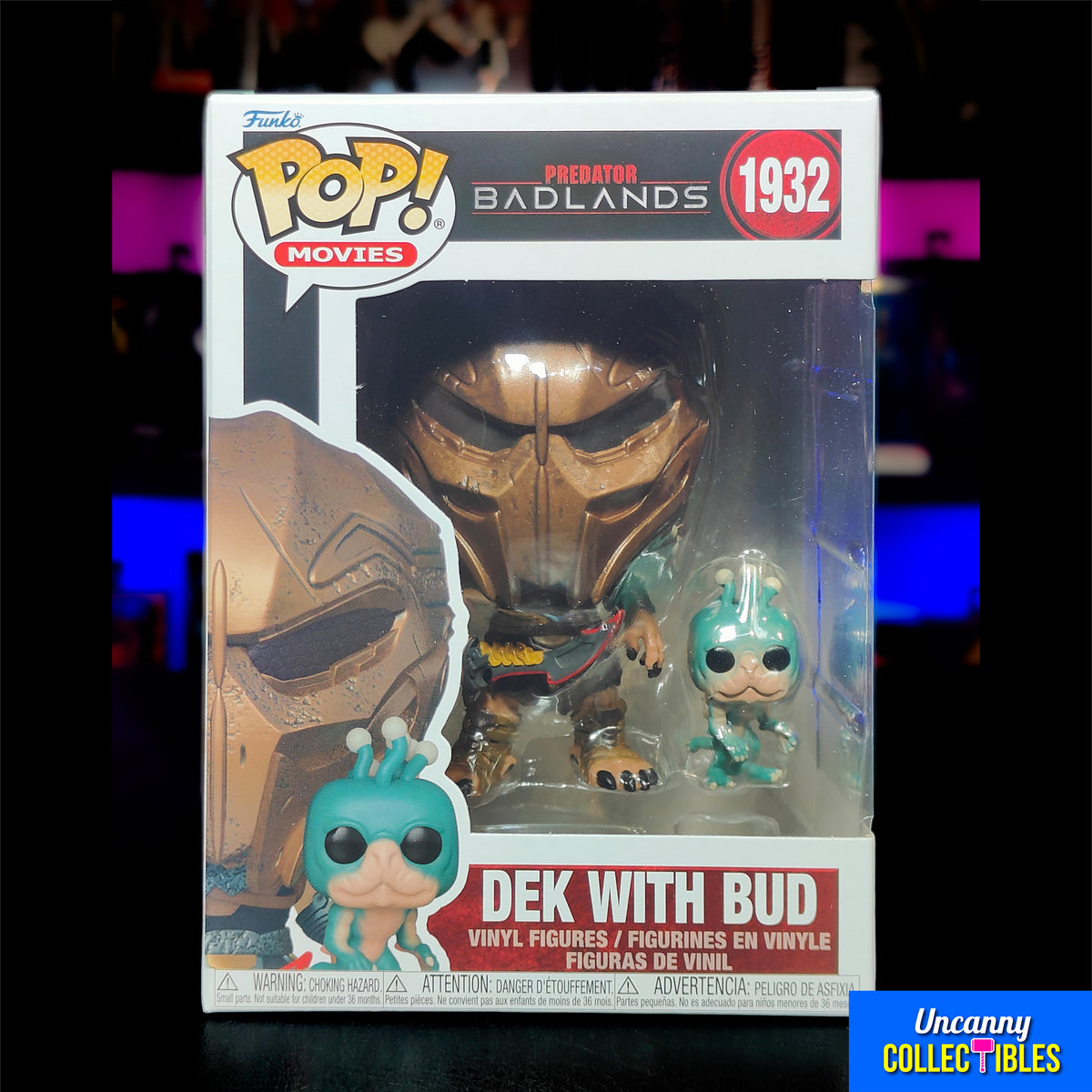 Predator Badlands Dek with Bud Funko Pop and Buddy 1932 Vinyl Figure