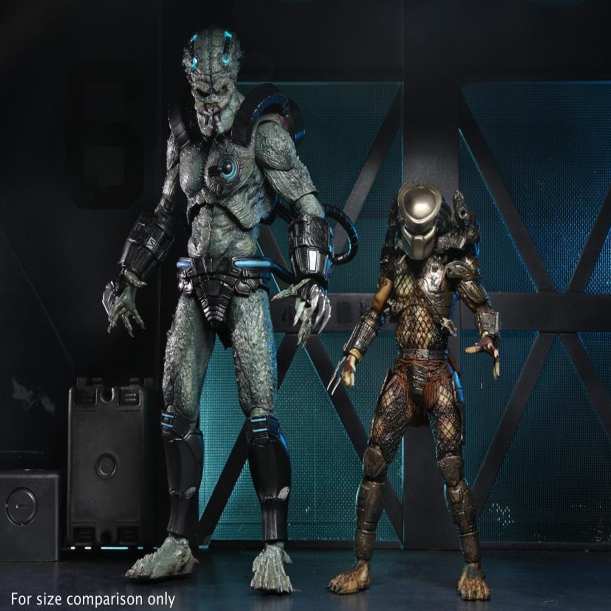 NECA Predator Concrete Jungle Deluxe Ultimate Stone Heart Predator Action Figure 25cm