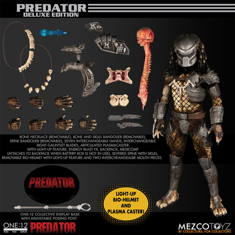 Predator Mezco Toyz One:12 Collective Deluxe Edition Action Figure 20cm