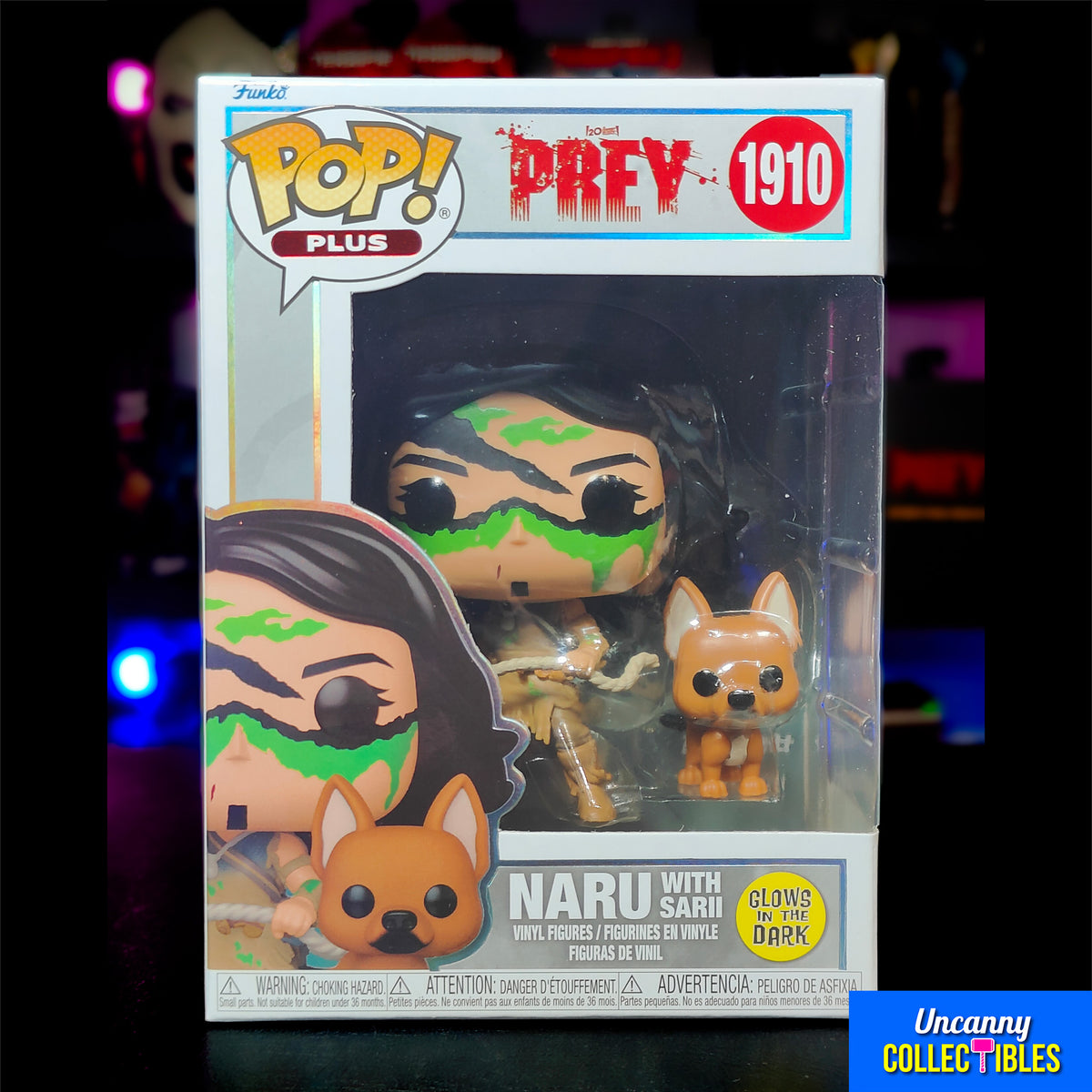 Prey Naru with Sarii Glow in the Dark Funko Pop Plus 1910 Vinyl Figure