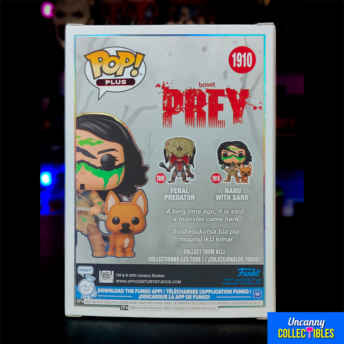 Prey Naru with Sarii Glow in the Dark Funko Pop Plus 1910 Vinyl Figure
