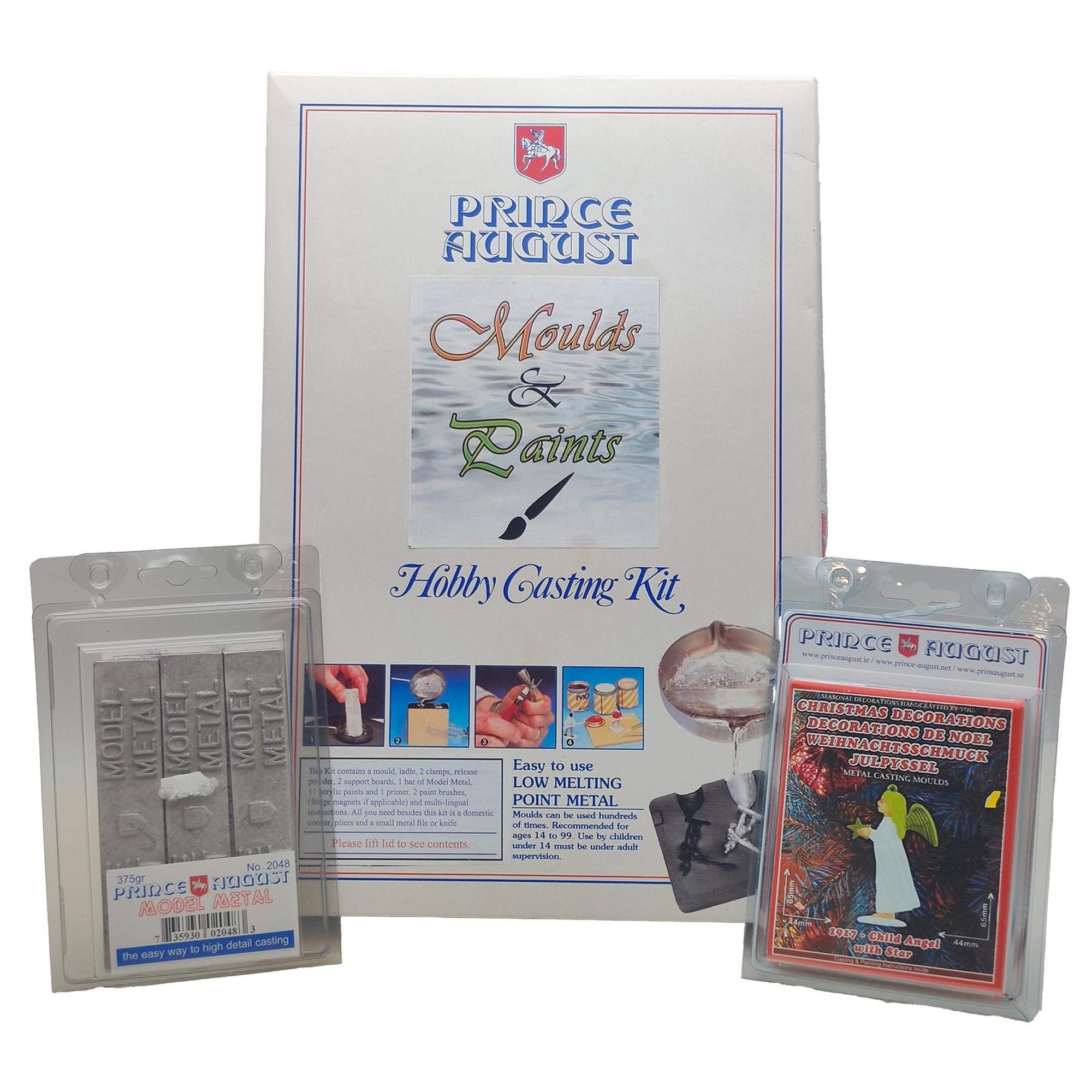 Buy Prince August Moulds And Paints Hobby Casting Kit Plus Child Angel With Star And Model Metal online at Uncanny Collectibles - Fast Delivery from Ireland