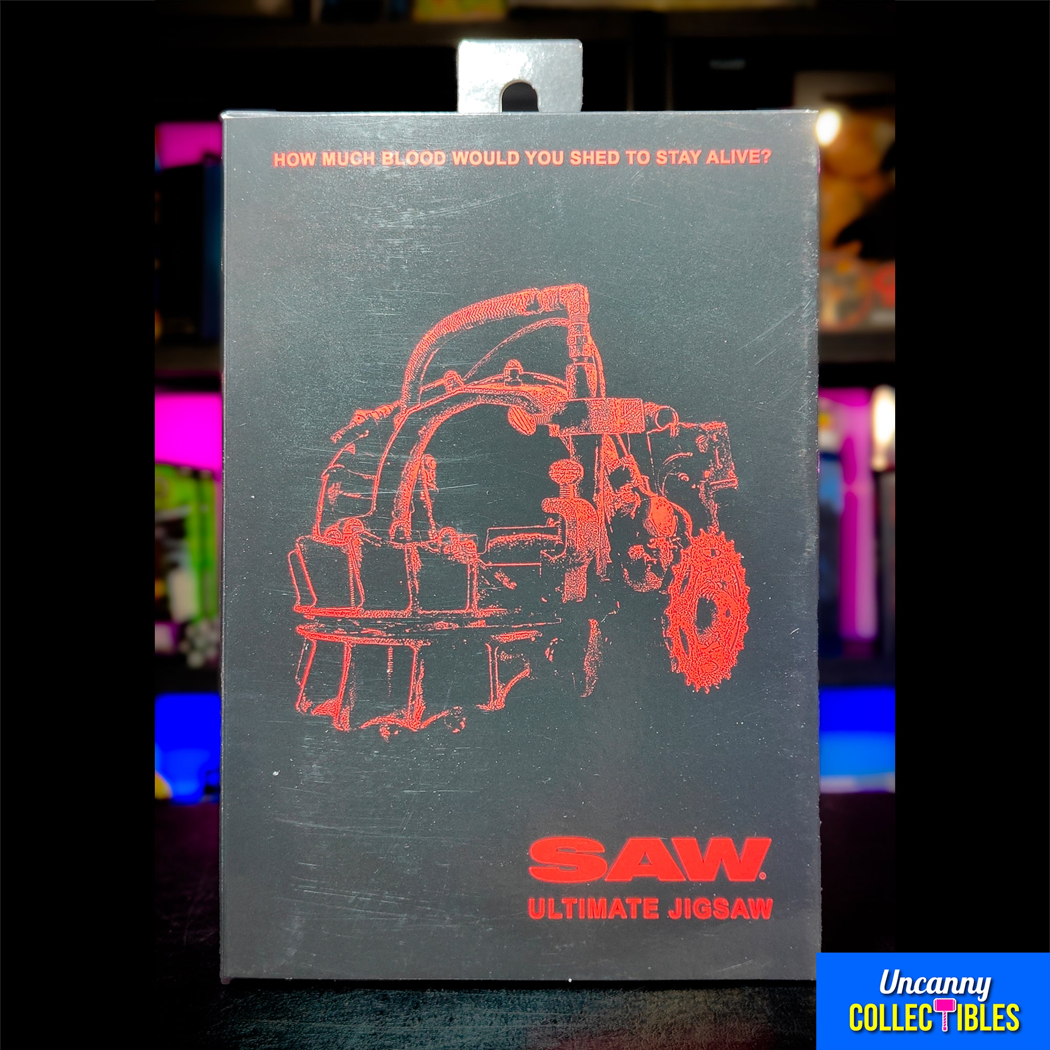 NECA Saw Ultimate Jigsaw Killer Action Figure 18cm – Saw, NECA, 18 cm, brand new collector item, Uncanny Collectibles Dublin Ireland