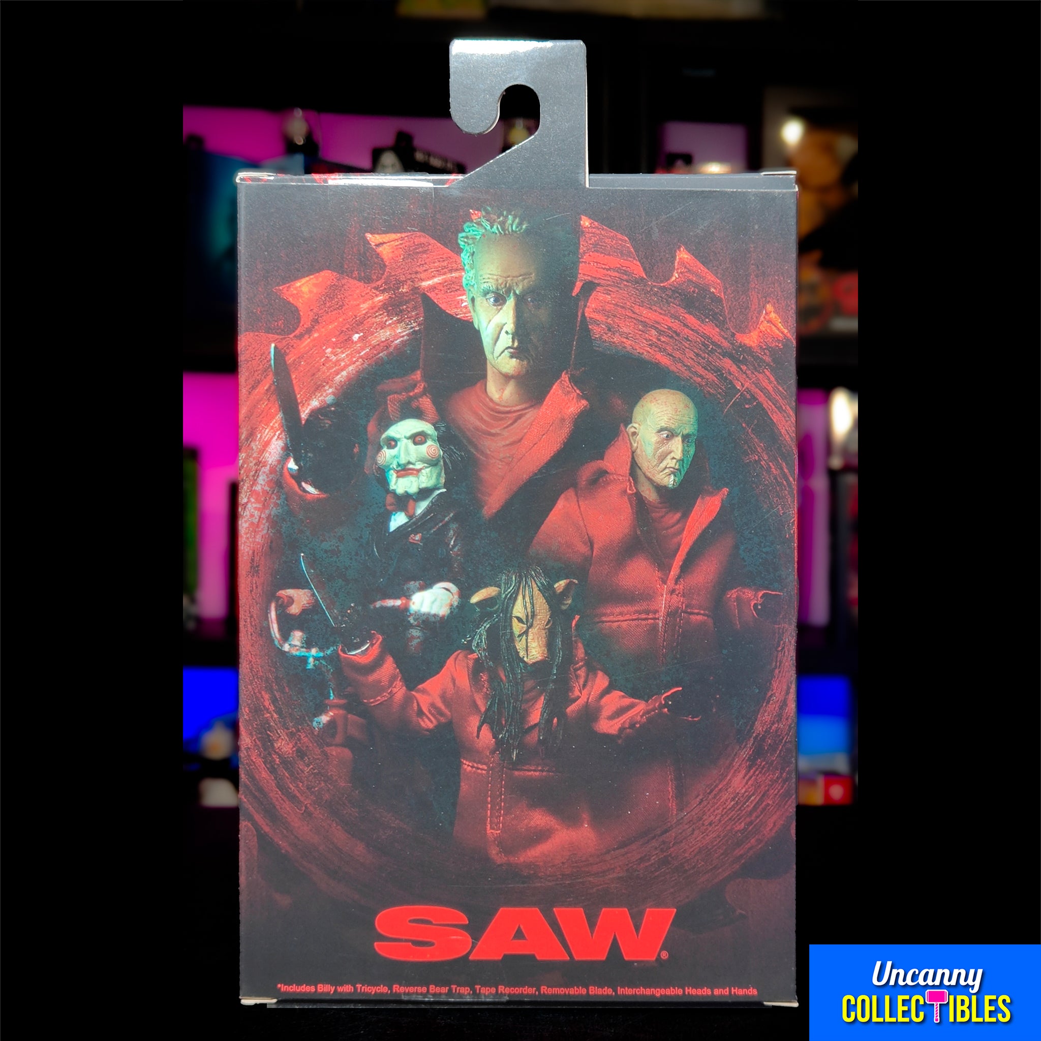 NECA Saw Ultimate Jigsaw Killer Action Figure 18cm – Saw, NECA, 18 cm, brand new collector item, Uncanny Collectibles Dublin Ireland