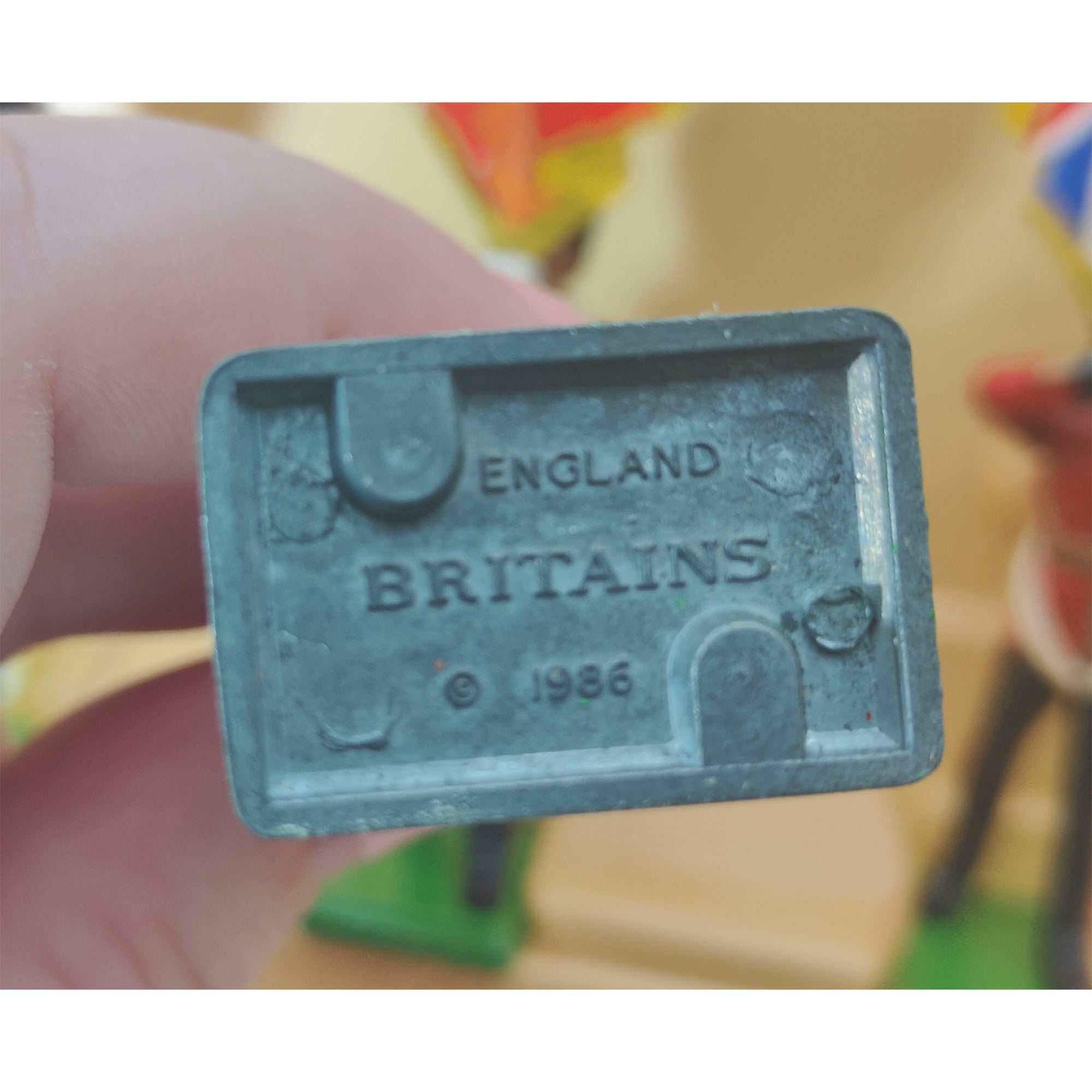 Britains Metal Models Queens Colour Party Scots Guards 7249 1986