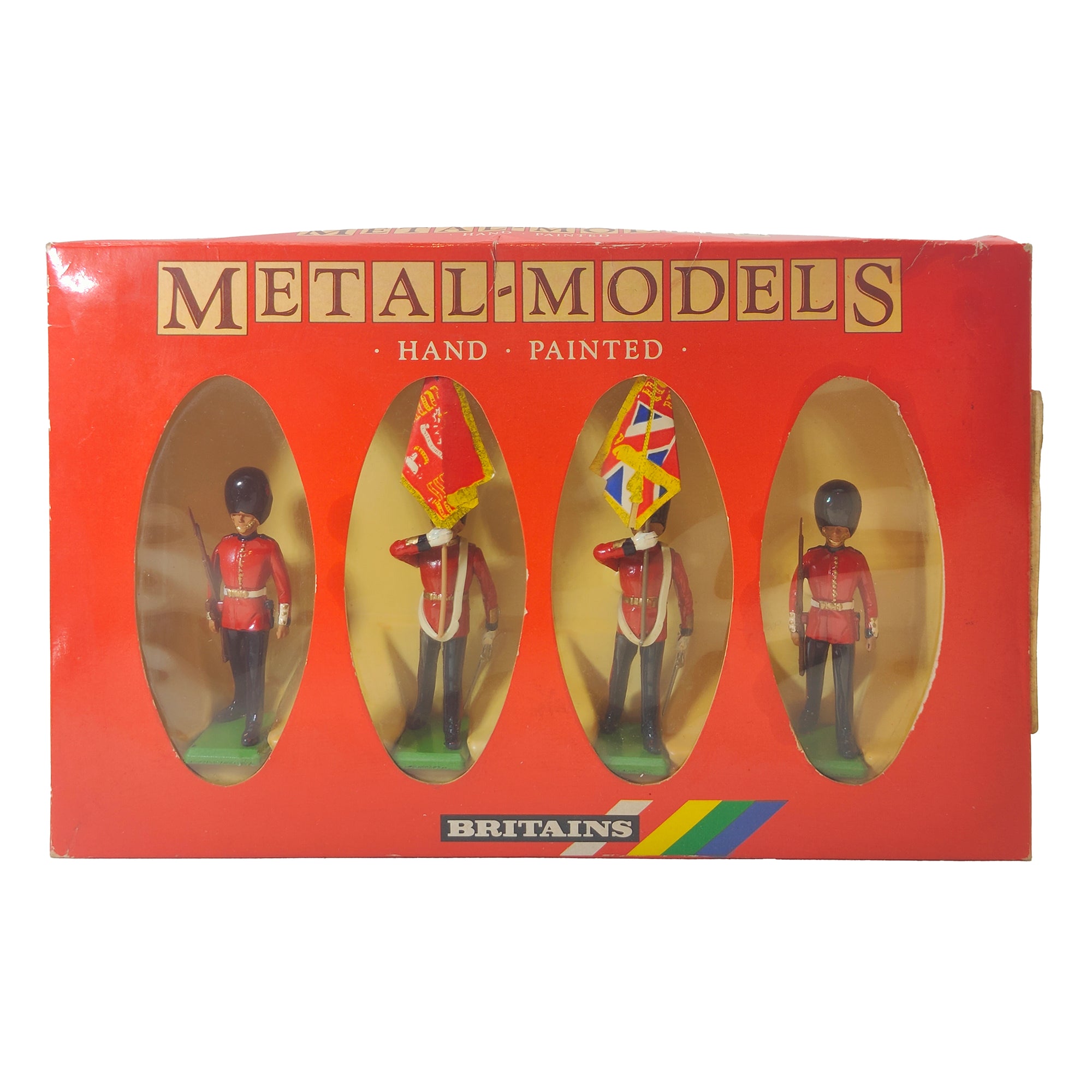 Britains Metal Models Queens Colour Party Scots Guards 7249 1986