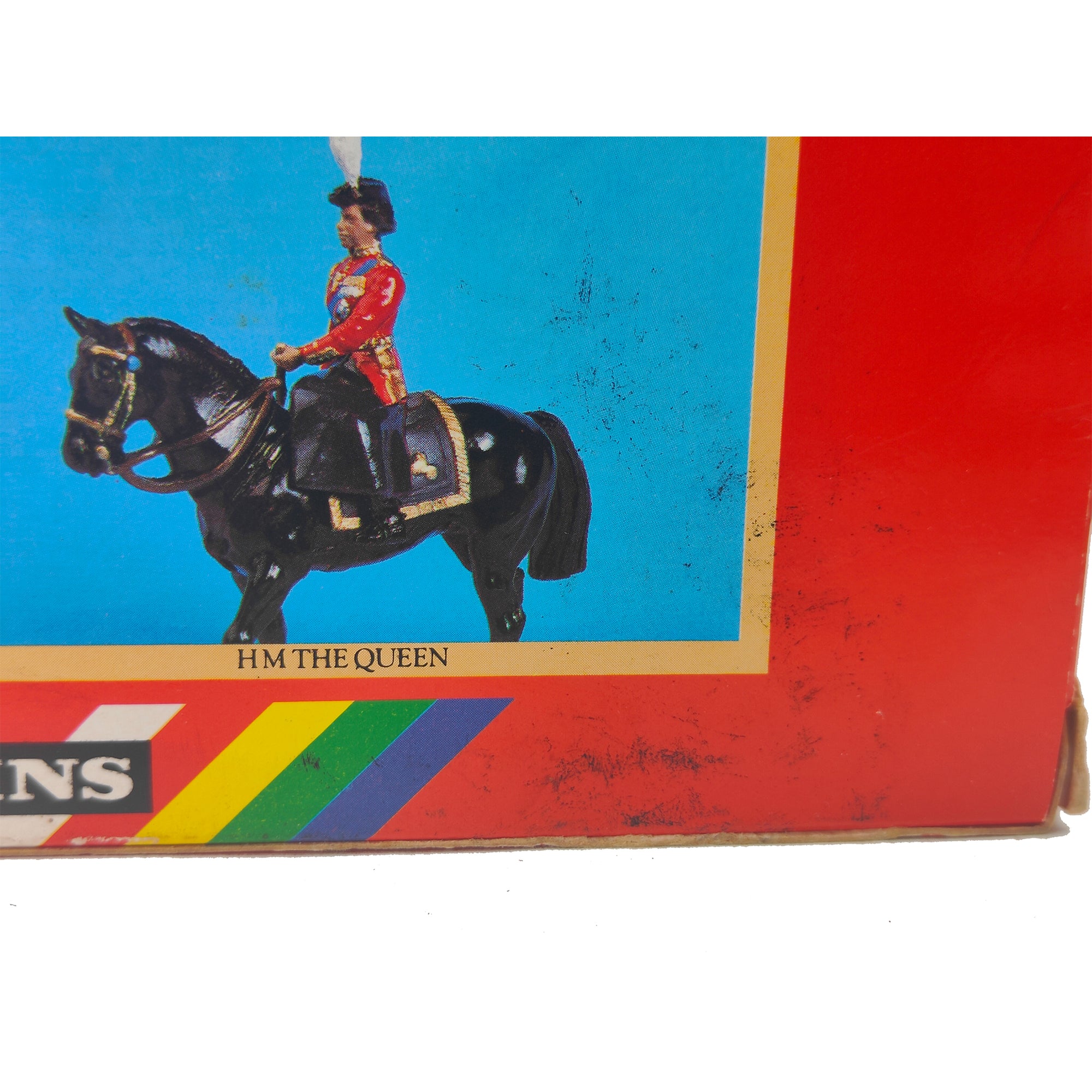Britains Metal Models Queens Colour Party Scots Guards 7249 1986
