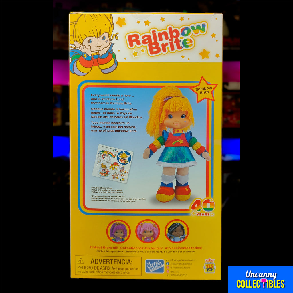 Rainbow Brite Rag Doll 40th Anniversary The Loyal Subjects 36cm 2025