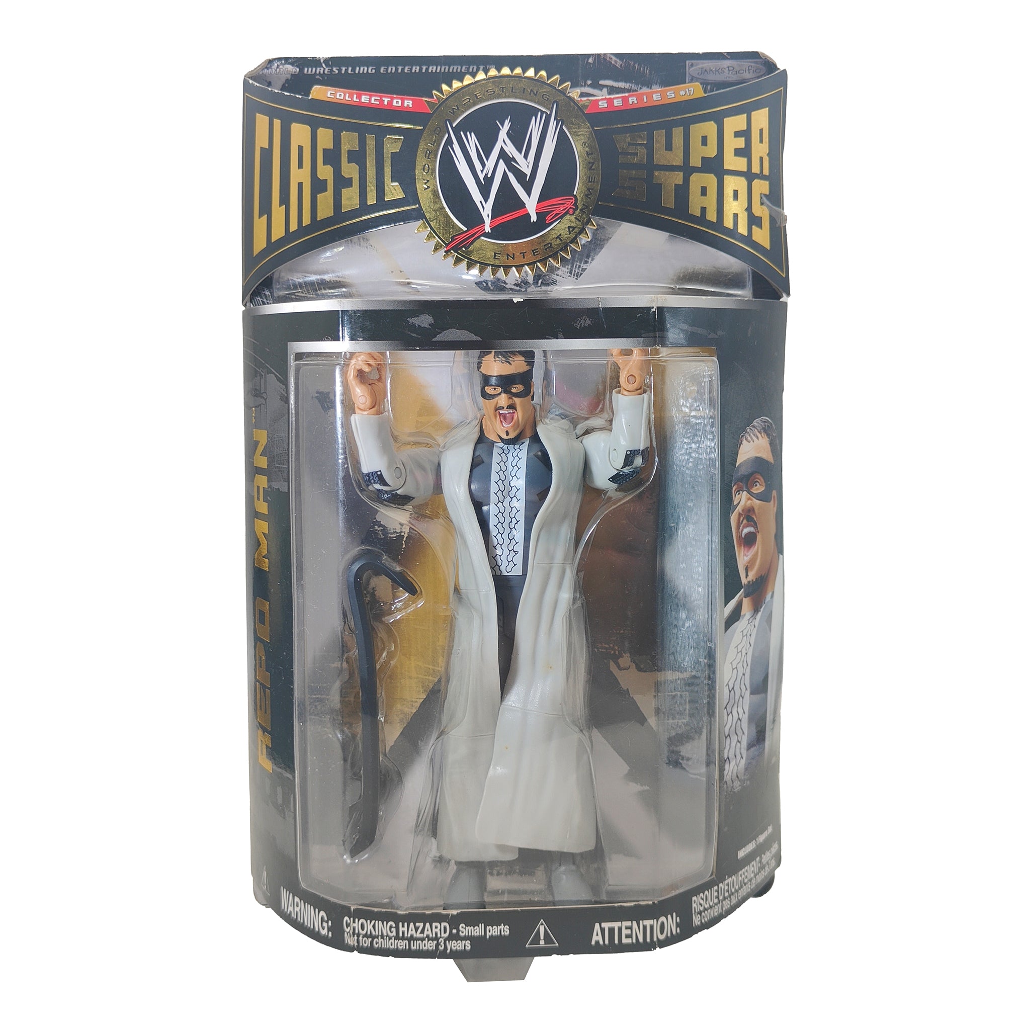 Repo Man WWE Classic Superstars Series 17 Jakks Pacific Action Figure 2008 18cm – WWE, JAKKS Pacific, 18 cm, 2008, pre-owned collector piece, Uncanny Collectibles Dublin Ireland