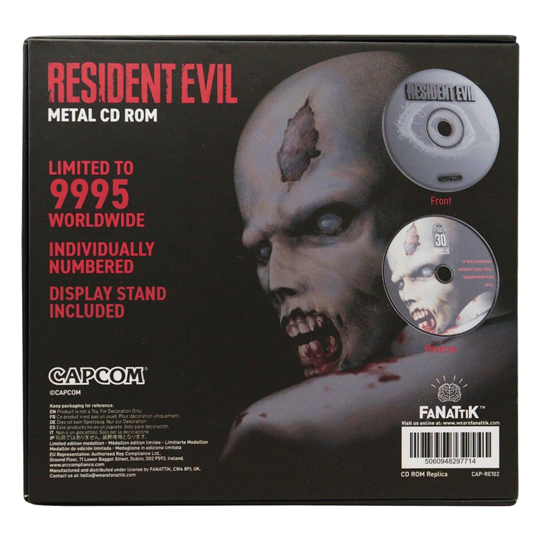 Resident Evil 30th Anniversary Limited Edition CD-ROM Replica FaNaTtik