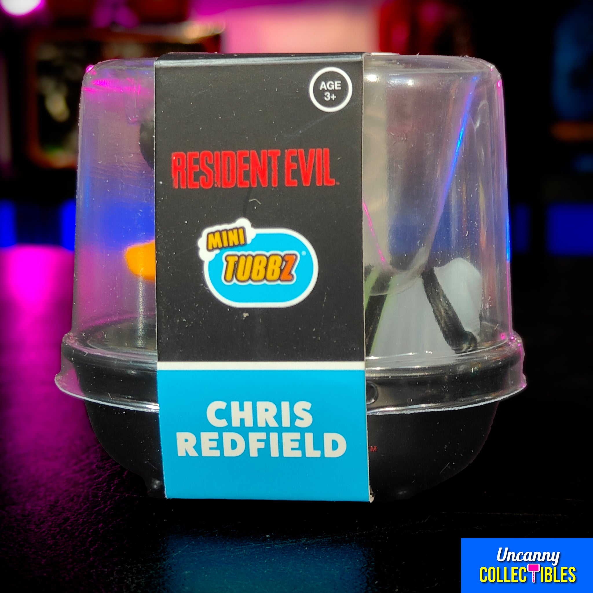 Resident Evil Chris Redfield Mini Tubbz Cosplaying Duck Collectible 5cm – Resident Evil, Numskull, 5 cm, brand new collector item, Uncanny Collectibles Dublin Ireland