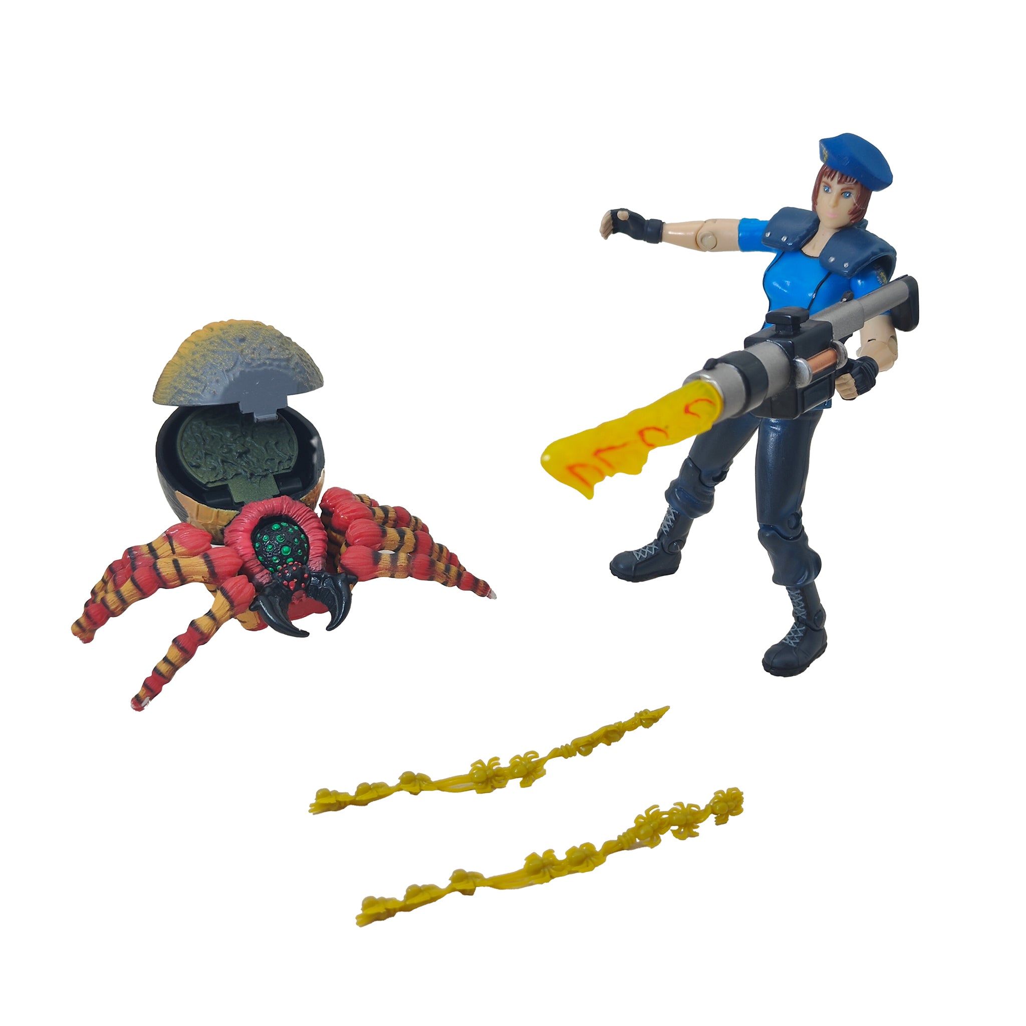 Resident Evil Jill Valentine And Web Spinner Toy Biz Video Game Super Stars – Spawn, Toy Biz, 13 cm, pre-owned collector piece, Uncanny Collectibles Dublin Ireland