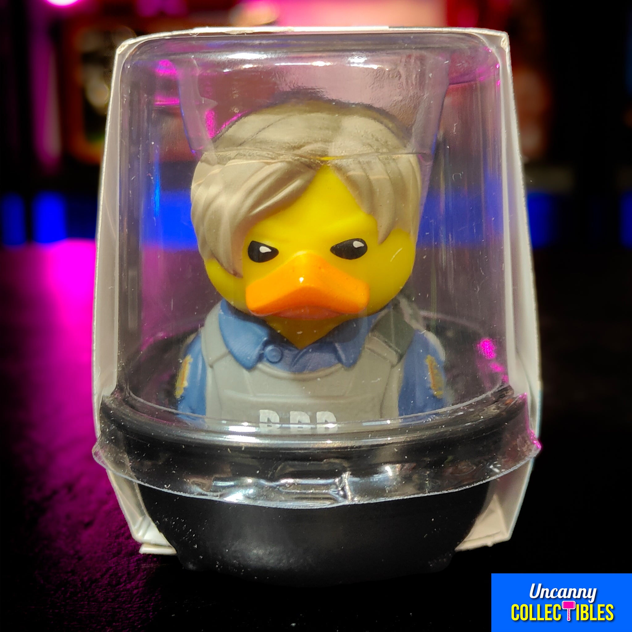 Resident Evil Leon S Kennedy Mini Tubbz Cosplaying Duck Collectible 5cm
