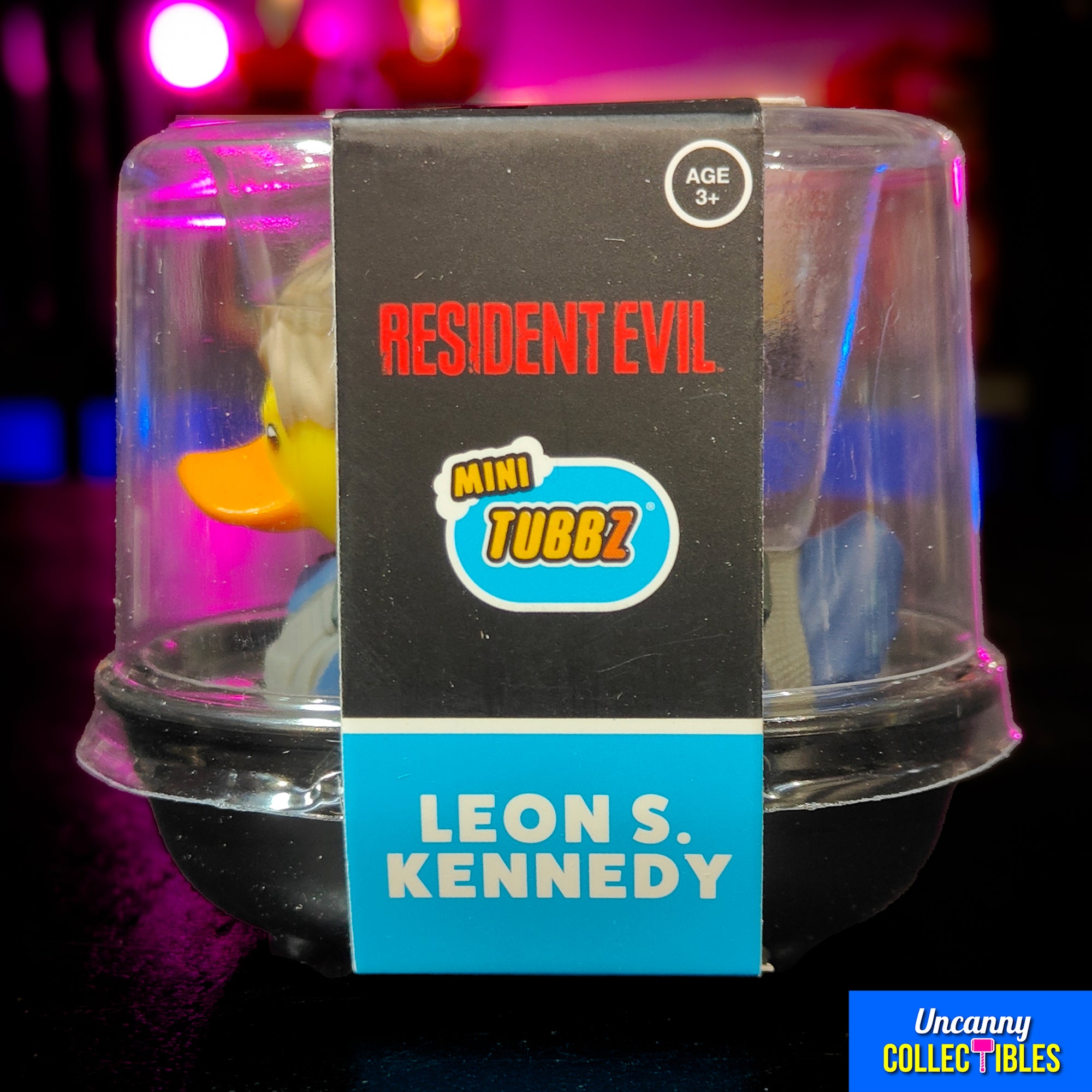 Resident Evil Leon S Kennedy Mini Tubbz Cosplaying Duck Collectible 5cm