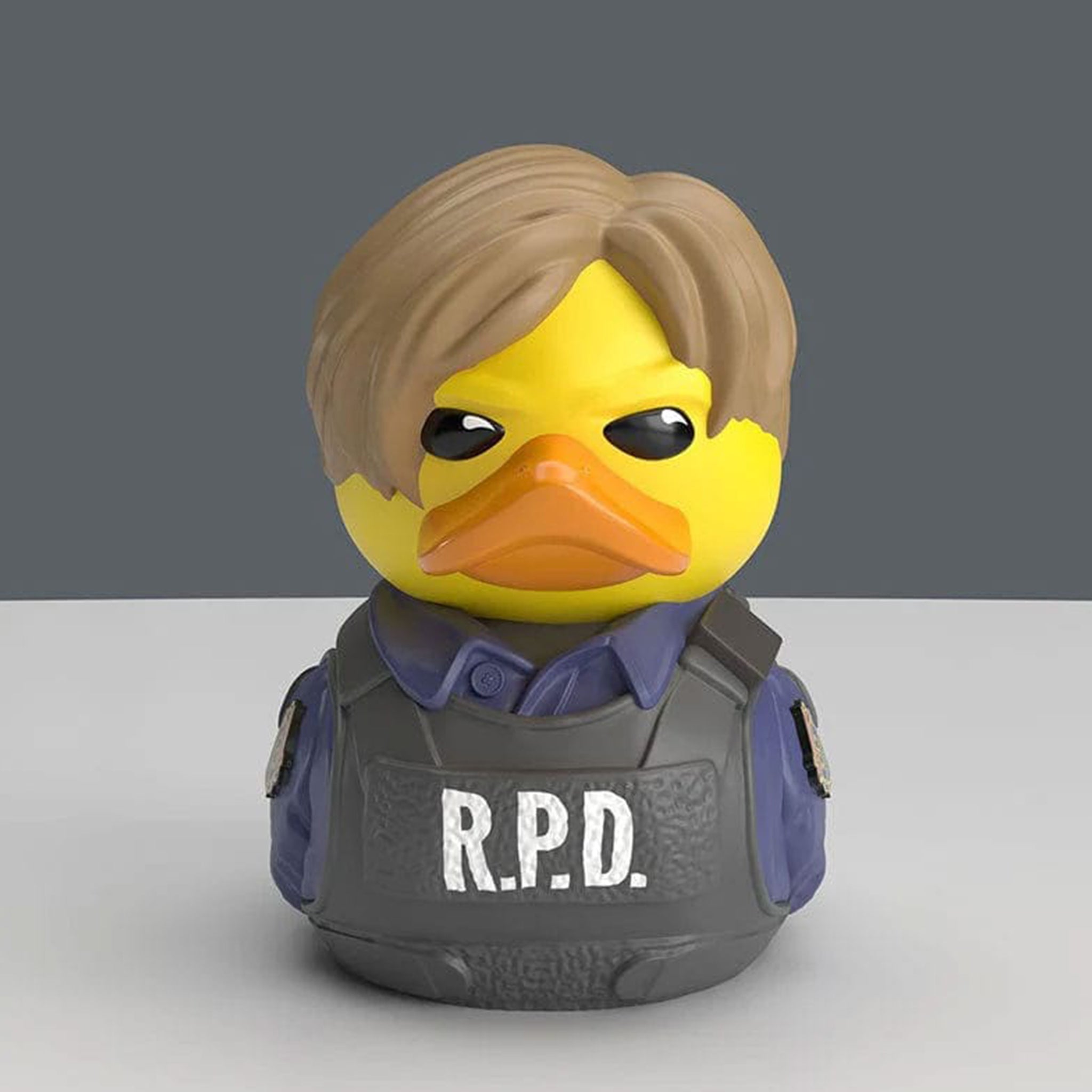 Resident Evil Leon S Kennedy Mini Tubbz Cosplaying Duck Collectible 5cm