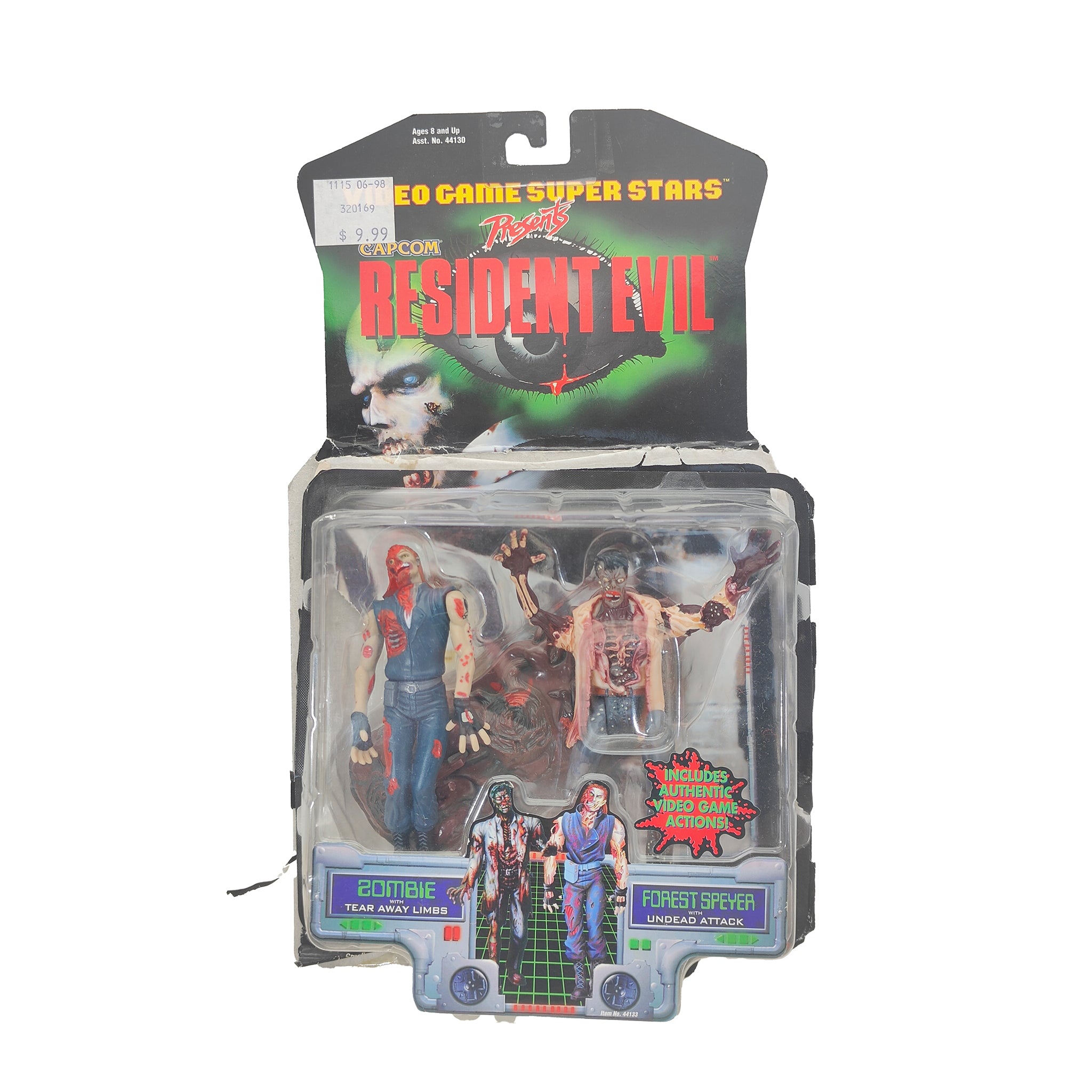 Resident Evil Zombie and Forest Speyer Toy Biz Video Game Super Stars – Spawn, Toy Biz, 13 cm, pre-owned collector piece, Uncanny Collectibles Dublin Ireland