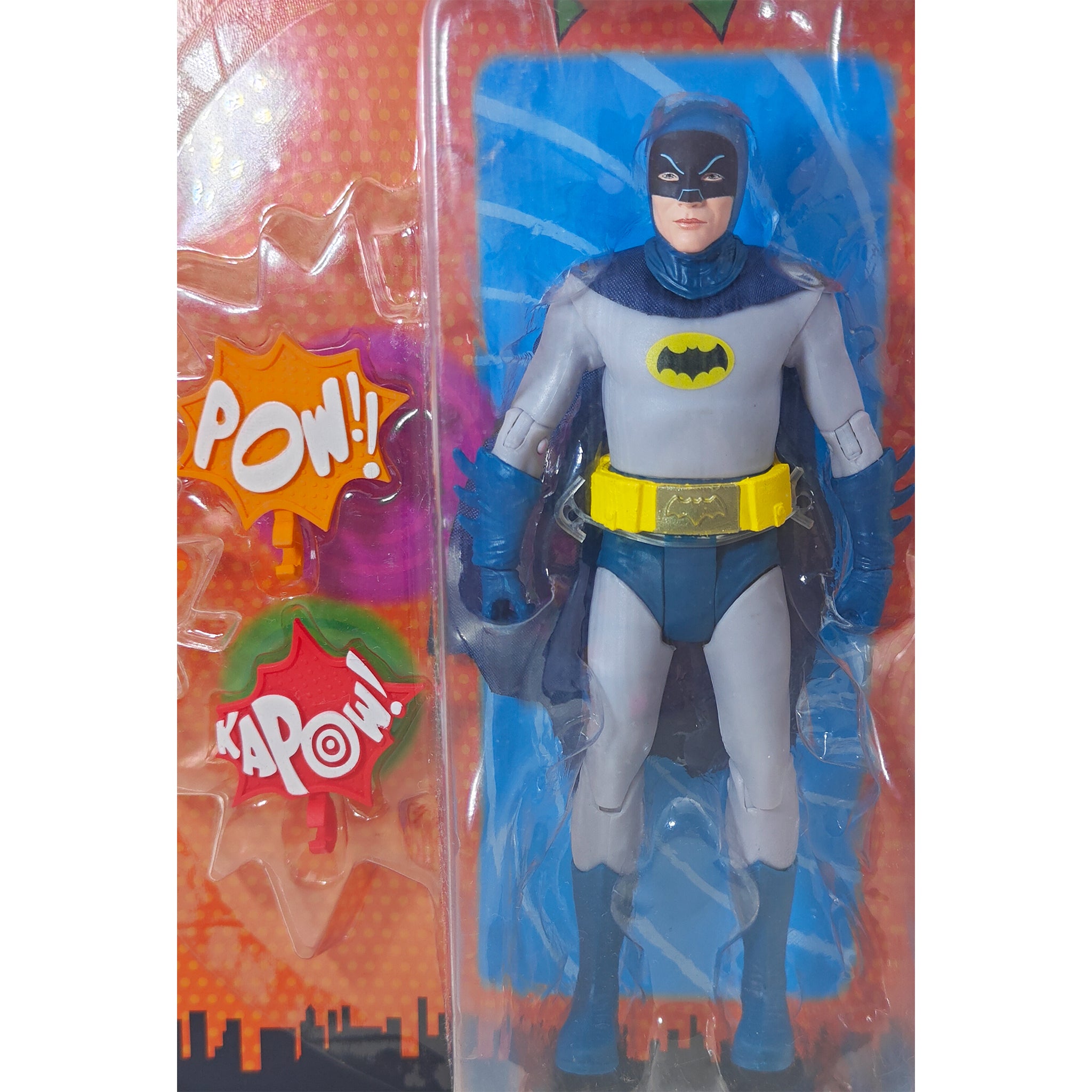 Retro Batman 1966 Batman TV Series McFarlane Toys Action Figure 2021 15cm – Batman, McFarlane Toys, 15 cm, 2021, pre-owned collector piece, Uncanny Collectibles Dublin Ireland