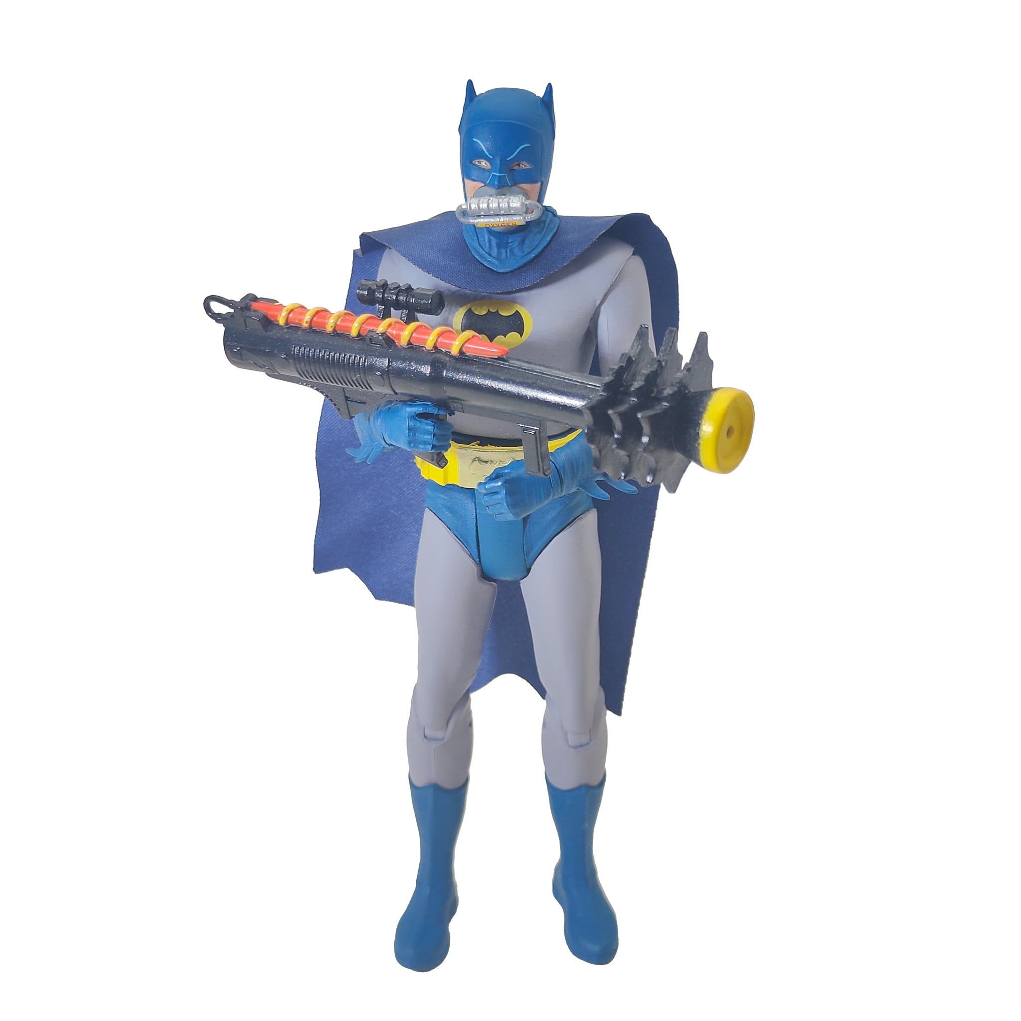 Retro Batman With Oxygen Mask 1966 Batman TV Series McFarlane Toys Action Figure 2023 15cm – Batman, McFarlane Toys, 15 cm, 2023, pre-owned collector piece, Uncanny Collectibles Dublin Ireland
