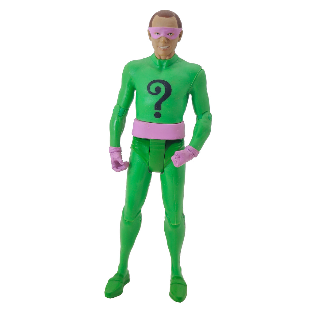 Retro Riddler 1966 Batman TV Series McFarlane Toys Action Figure 2021 15cm – Batman, McFarlane Toys, 15 cm, 2021, pre-owned collector piece, Uncanny Collectibles Dublin Ireland