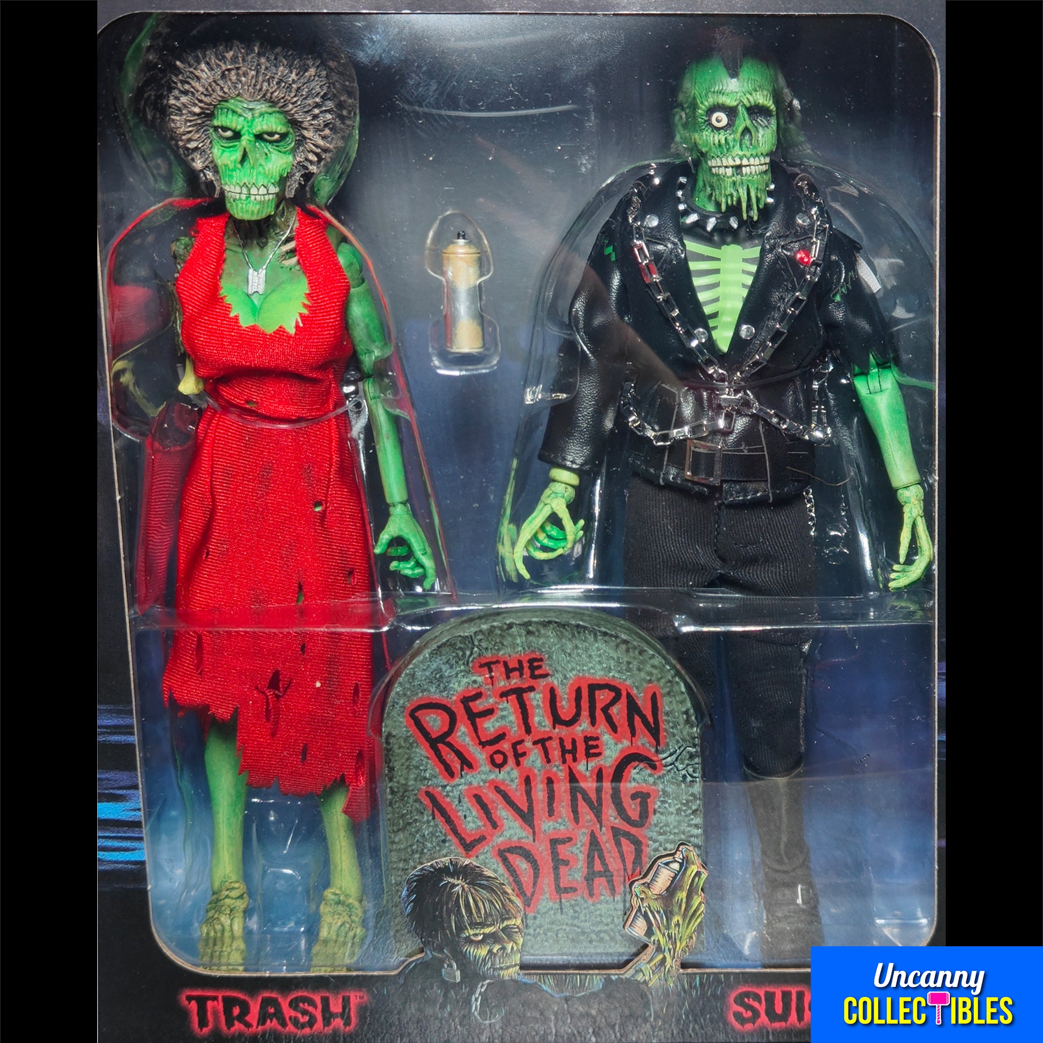 NECA Return Of The Living Dead Trash And Suicide Retro Clothed Action Figure 2 Pack 20cm