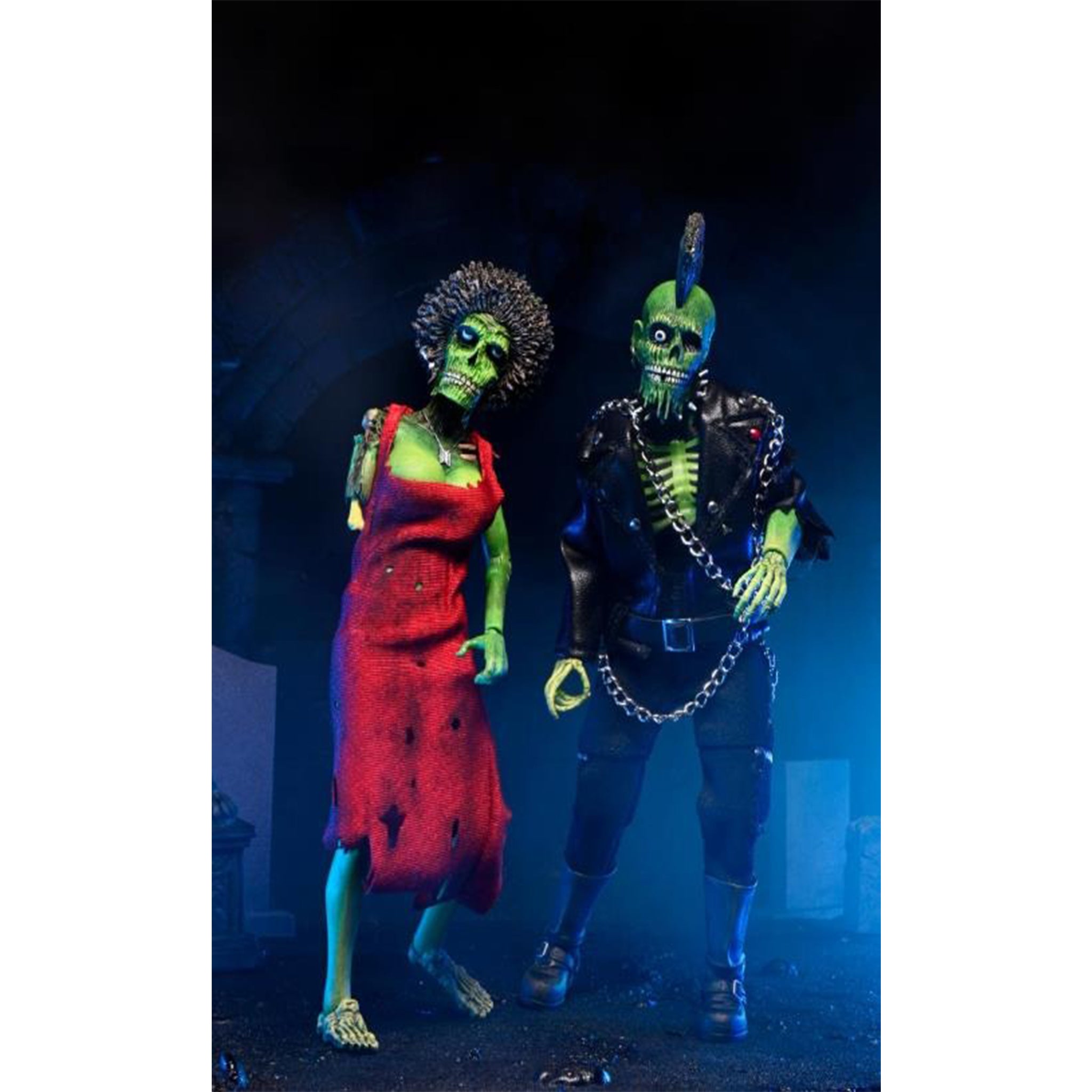 NECA Return Of The Living Dead Trash And Suicide Retro Clothed Action Figure 2 Pack 20cm – Horror, NECA, 20 cm, brand new collector item, Uncanny Collectibles Dublin Ireland