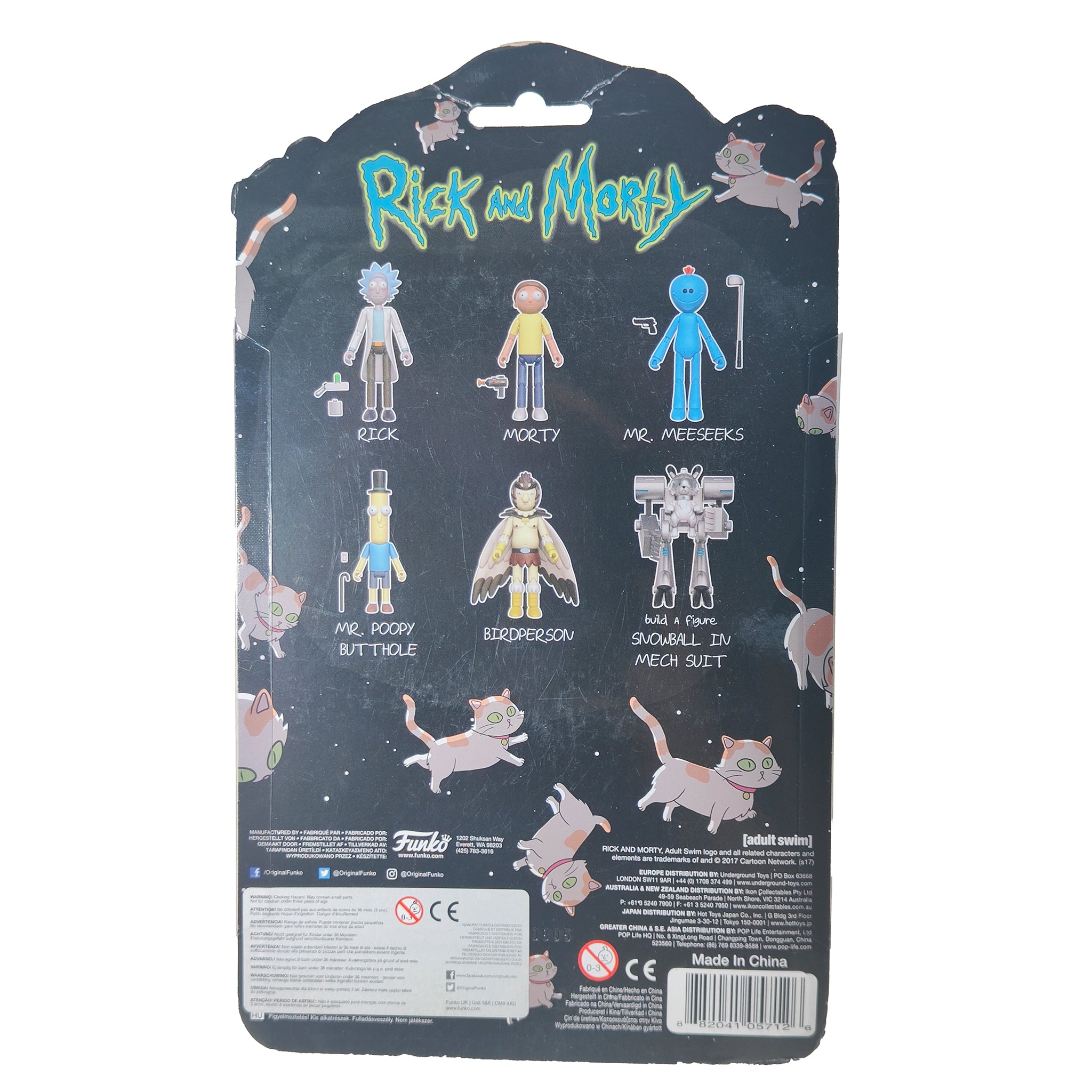 Rick And Morty Complete Snowball Wave 5 Funko Action Figures Bundle 2017 15cm – TV Icons & Heroes, Funko, 15 cm, 2017, pre-owned collector piece, Uncanny Collectibles Dublin Ireland