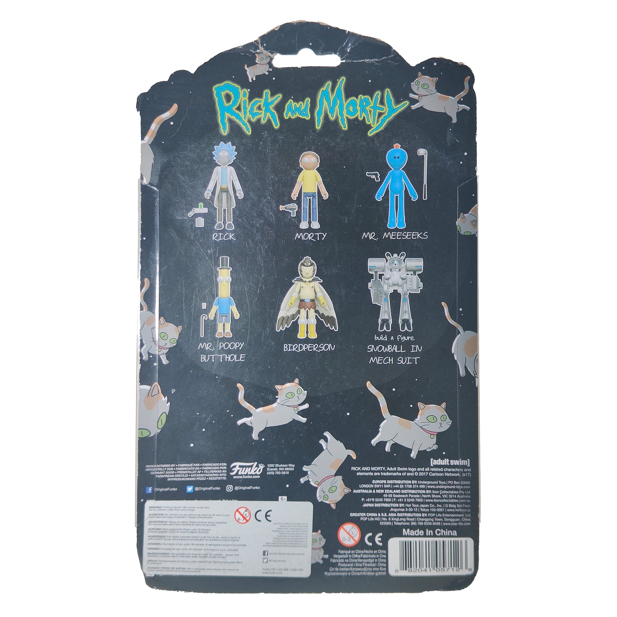 Rick And Morty Complete Snowball Wave 5 Funko Action Figures Bundle 2017 15cm