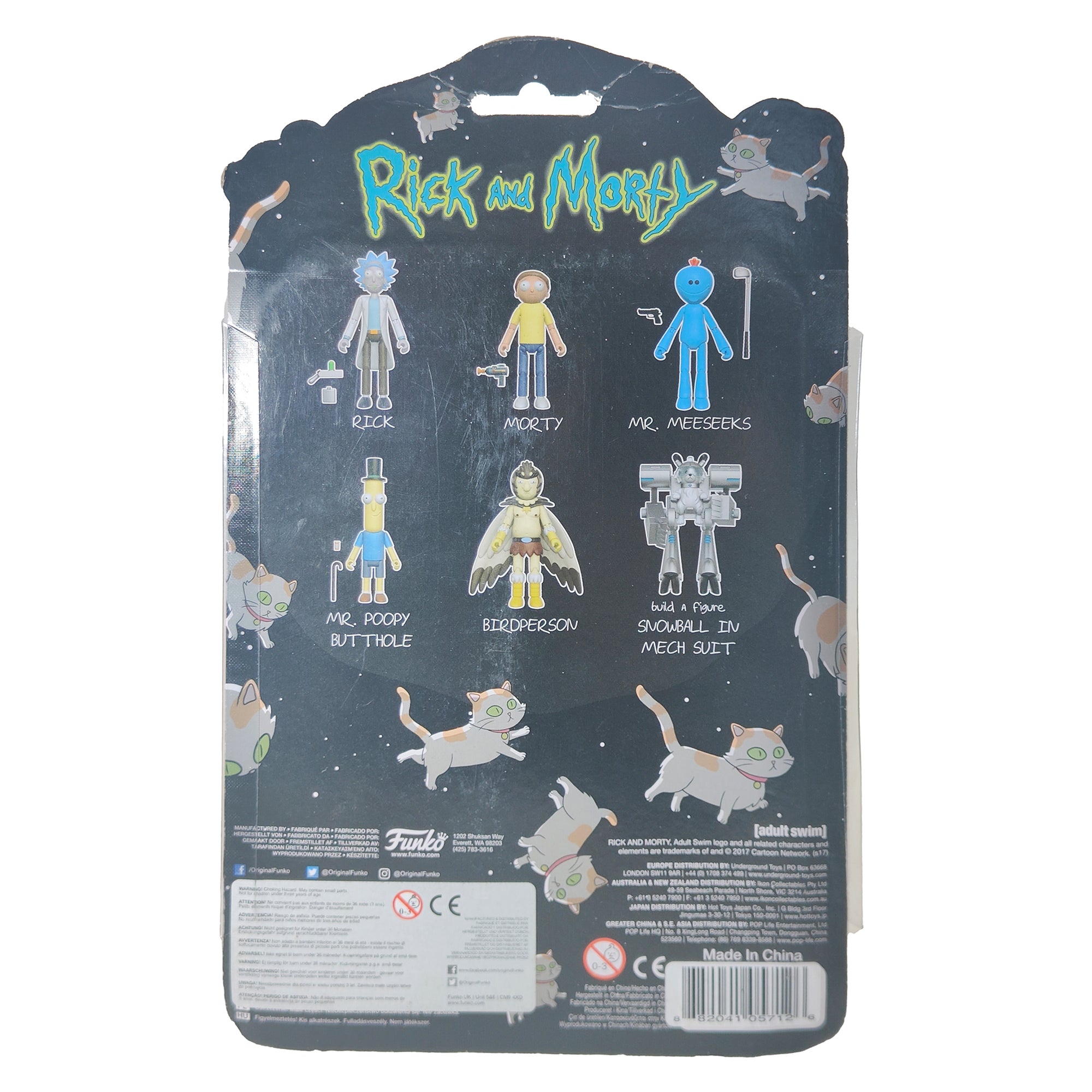 Rick And Morty Complete Snowball Wave 5 Funko Action Figures Bundle 2017 15cm