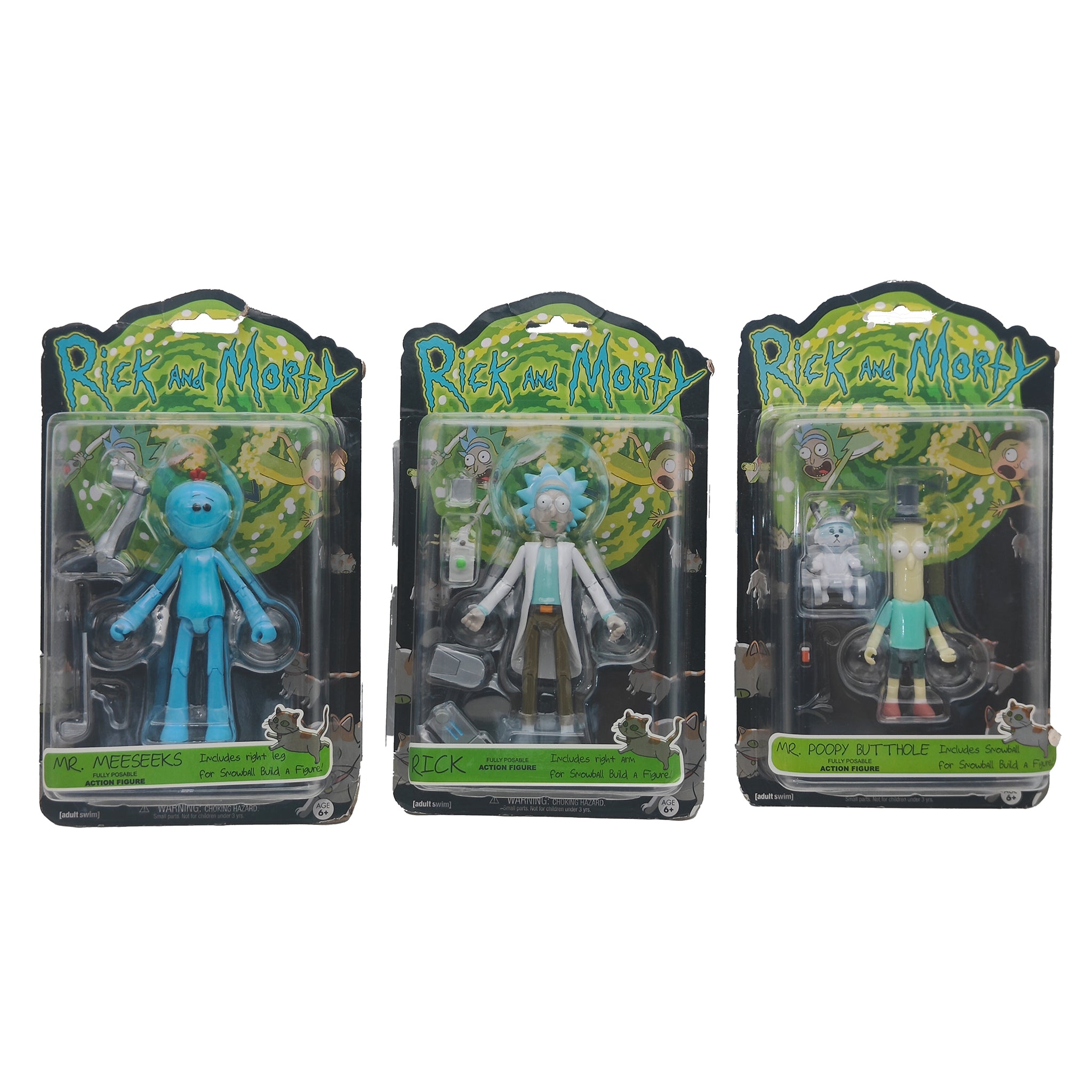 Rick And Morty Complete Snowball Wave 5 Funko Action Figures Bundle 2017 15cm